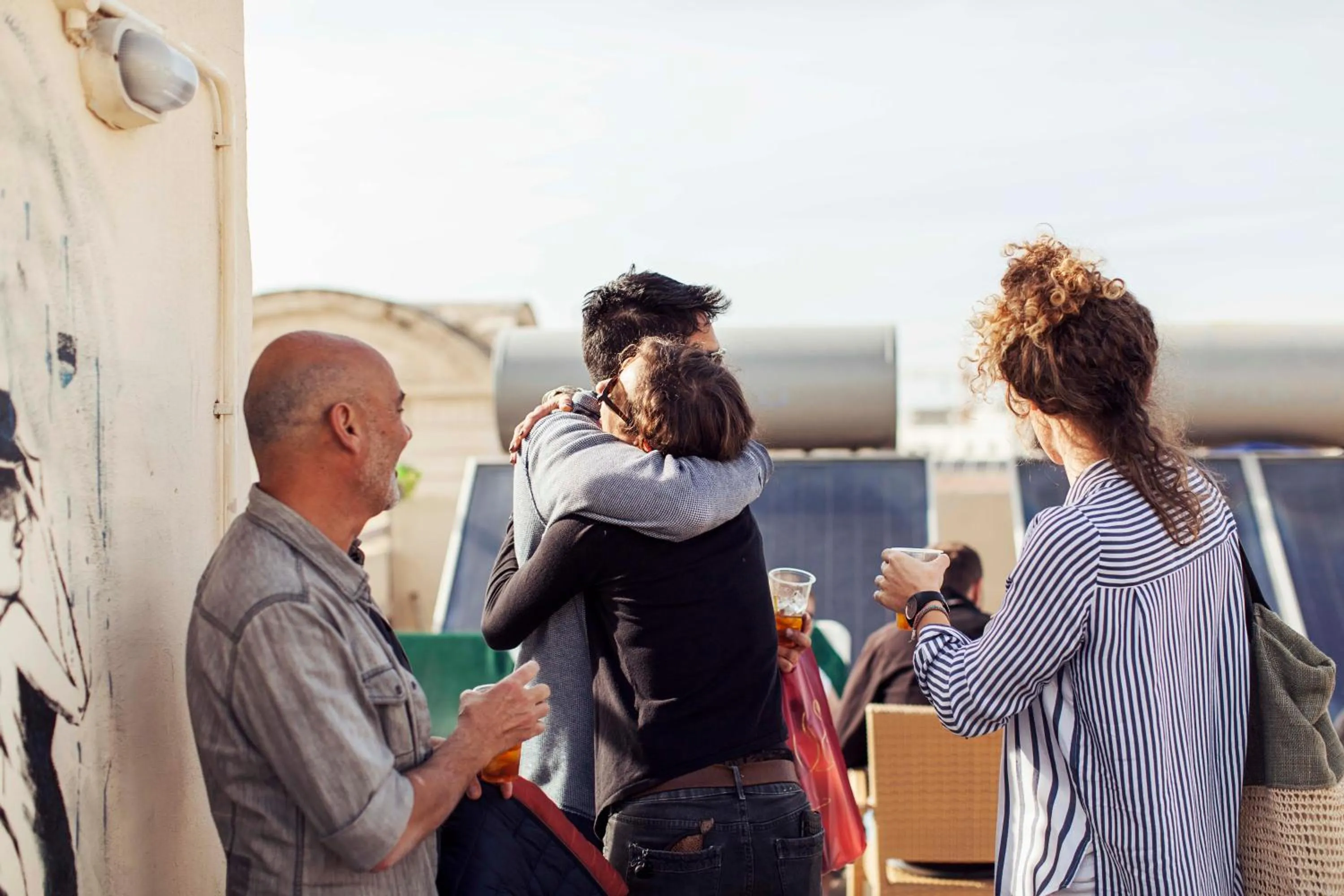 Staff in Granny's Inn Hostel
