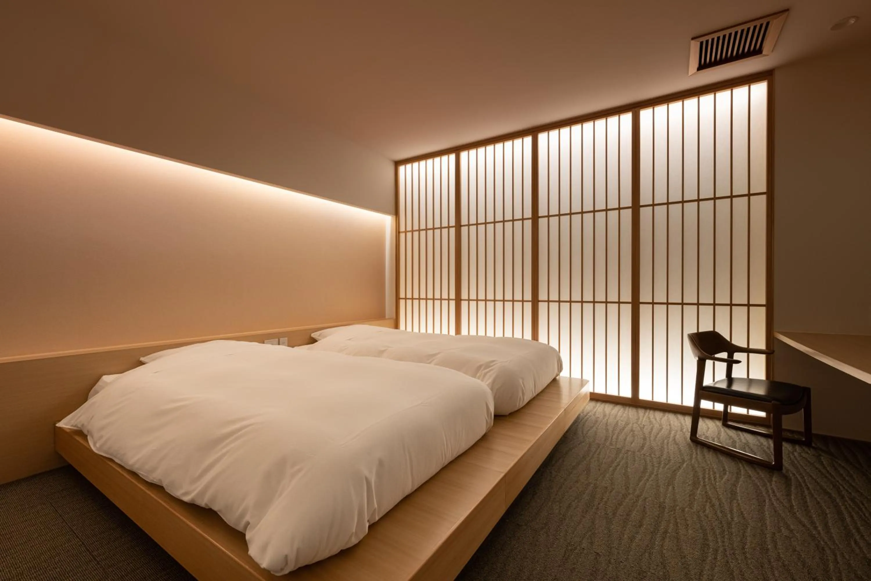 Bed in Shaga-no-Sato Yumeya
