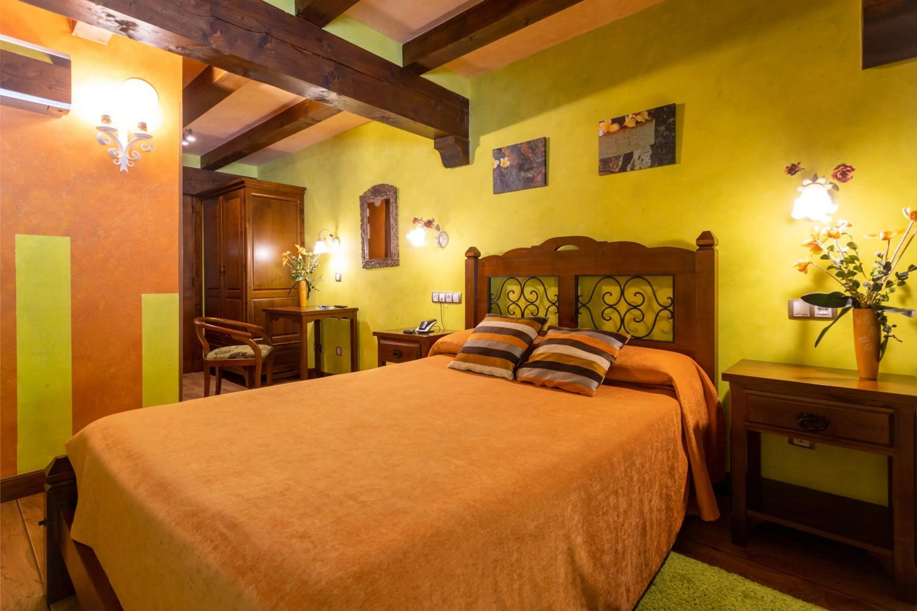 Bed in Hotel Spa Casona La Hondonada