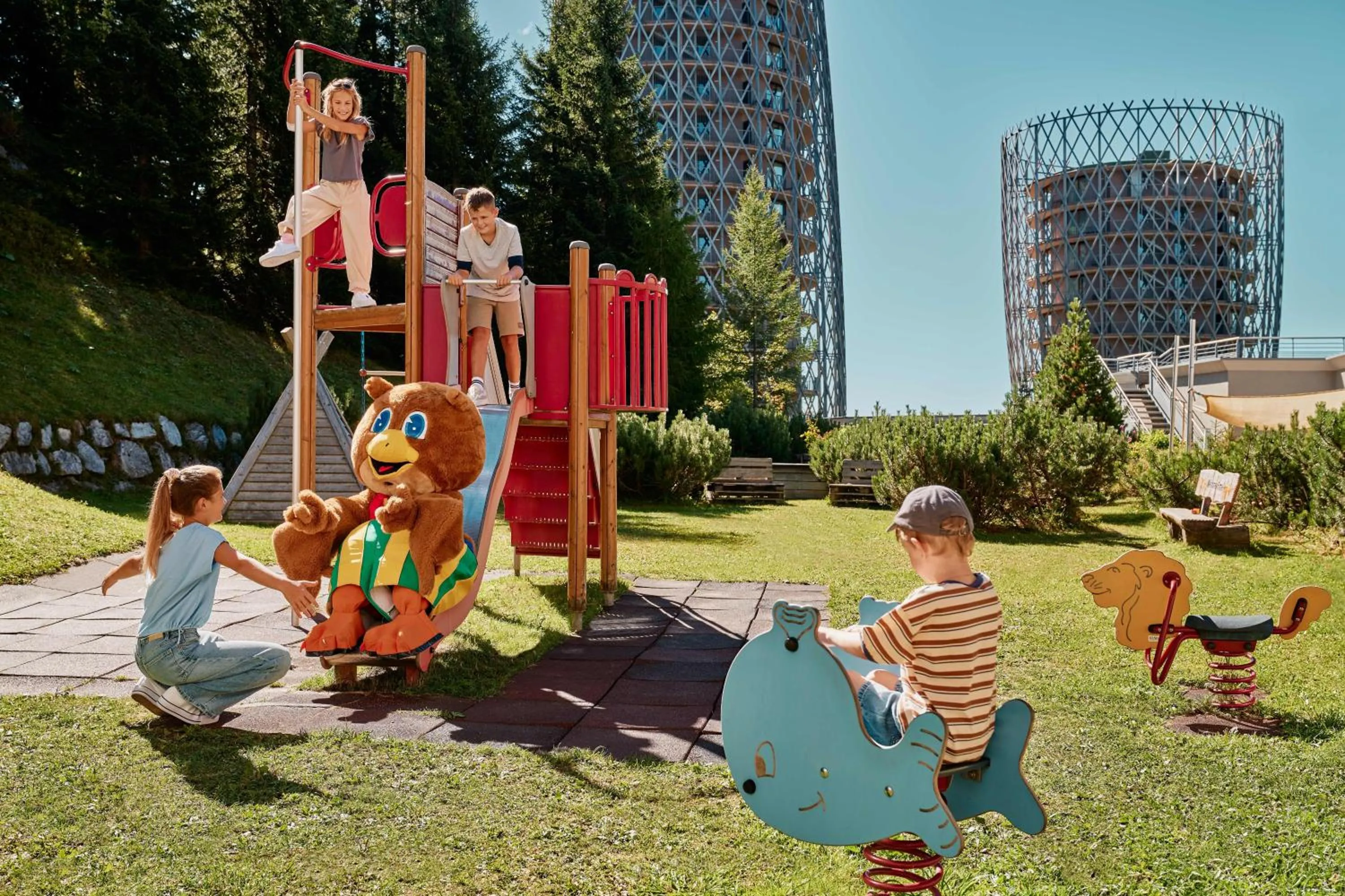 Children play ground in Falkensteiner Residences edelweiss