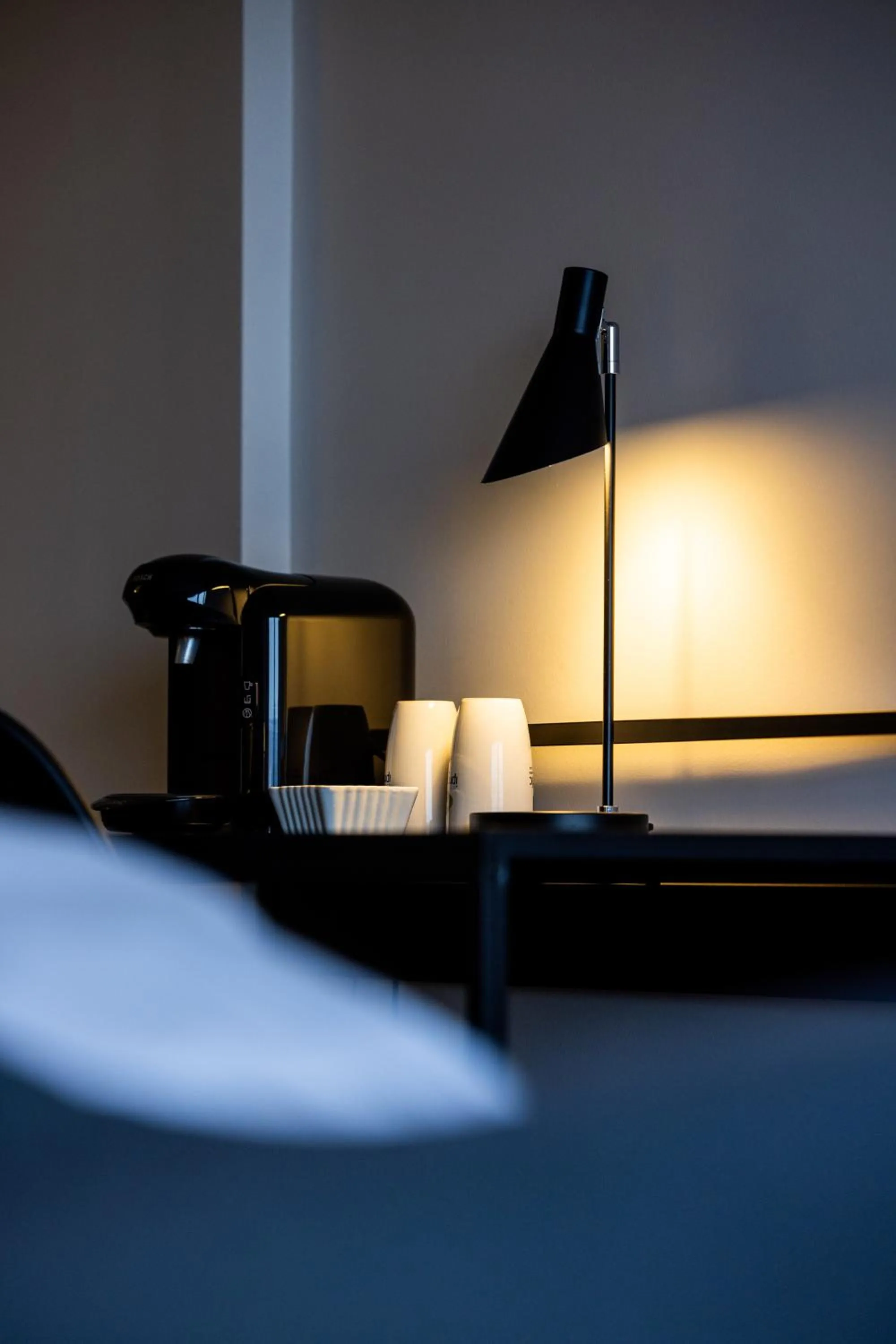 Seating area, Bed in Hotel Sønderborg Kaserne