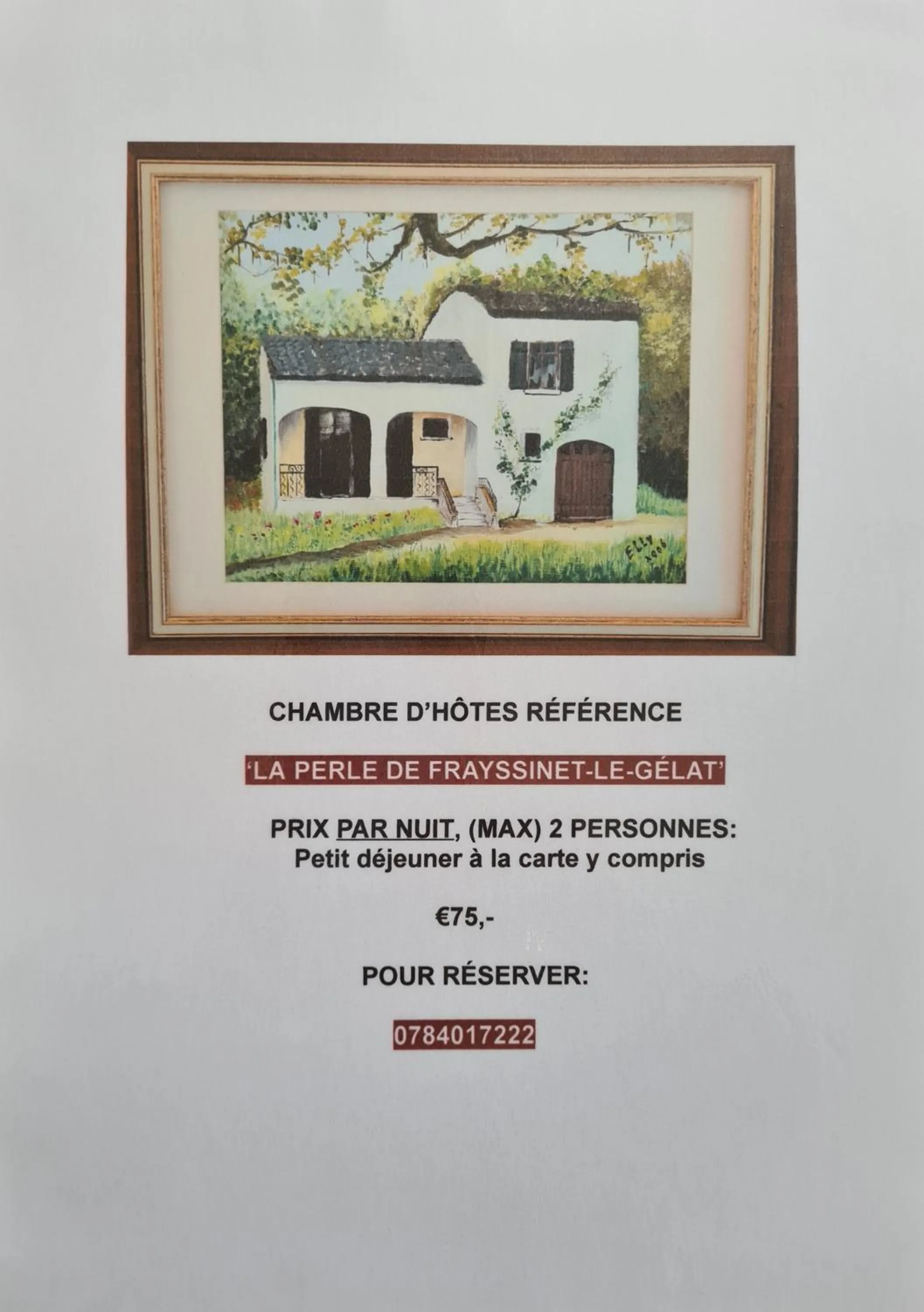 Property building in La Perle De Frayssinet-Le-Gélat - Chambre d'Hôtes - B&B