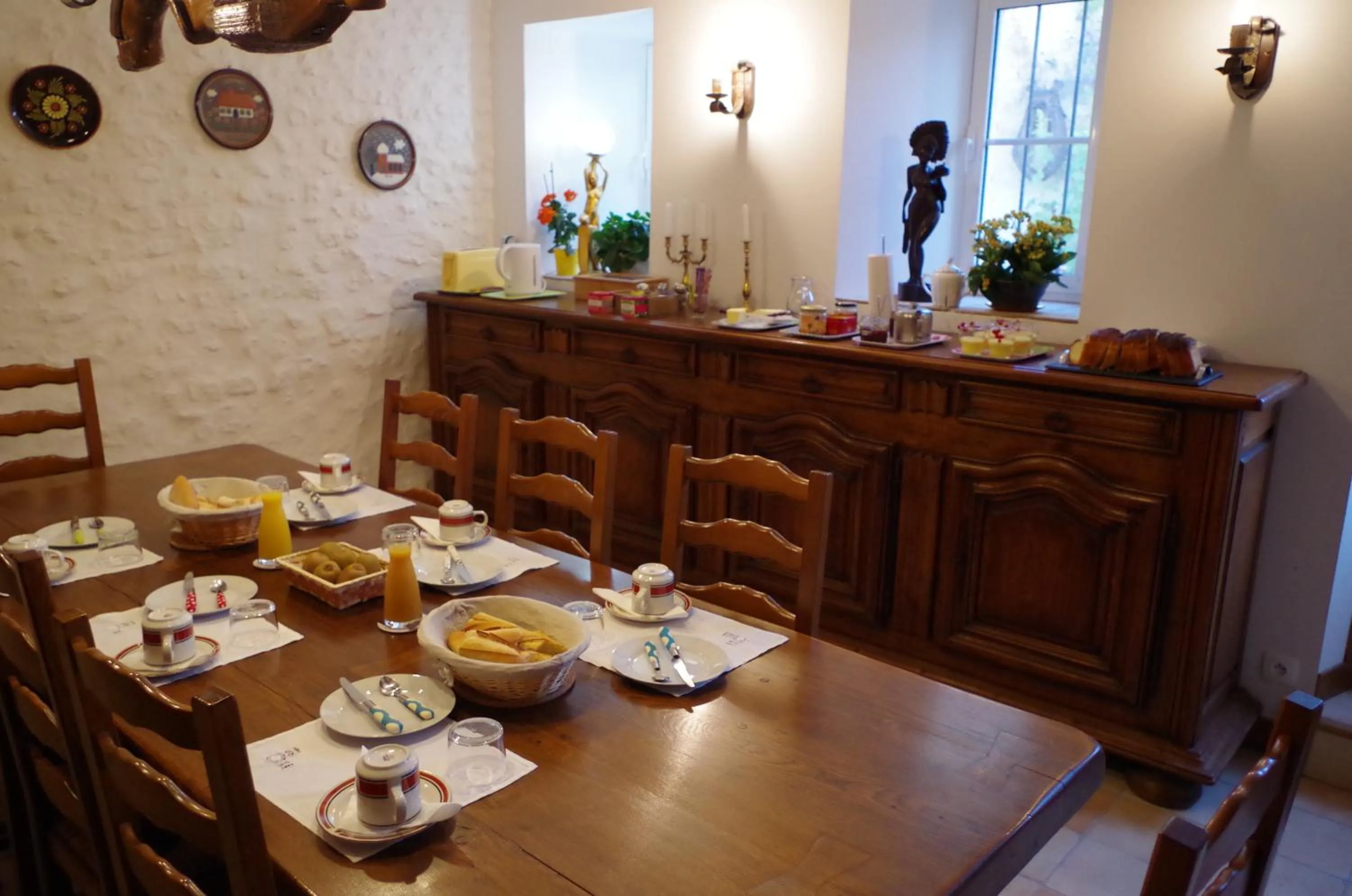 Breakfast in Maison d'Hôtes Le Cadran Solaire