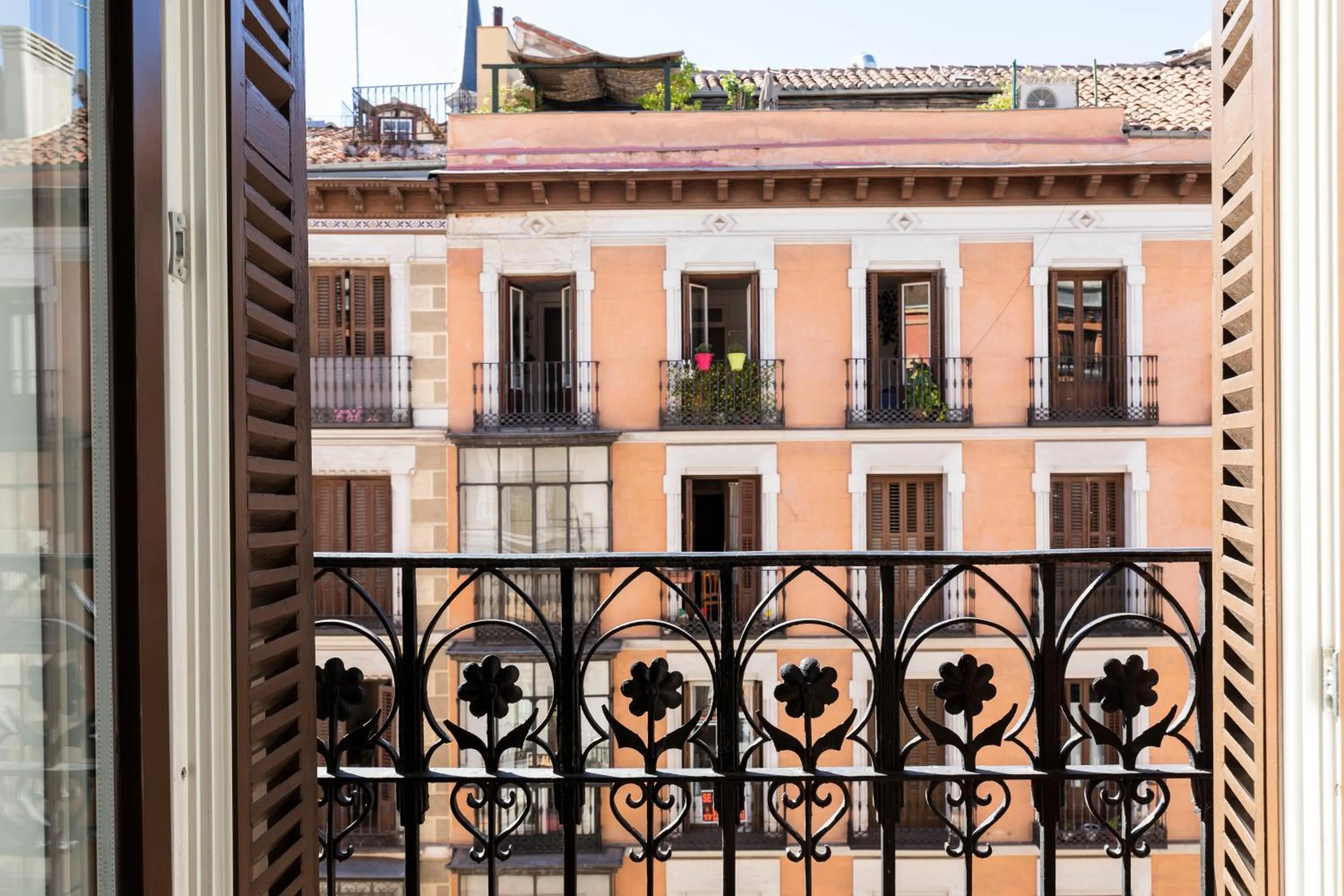 Balcony/Terrace in Aspasios Calle Mayor Apartments