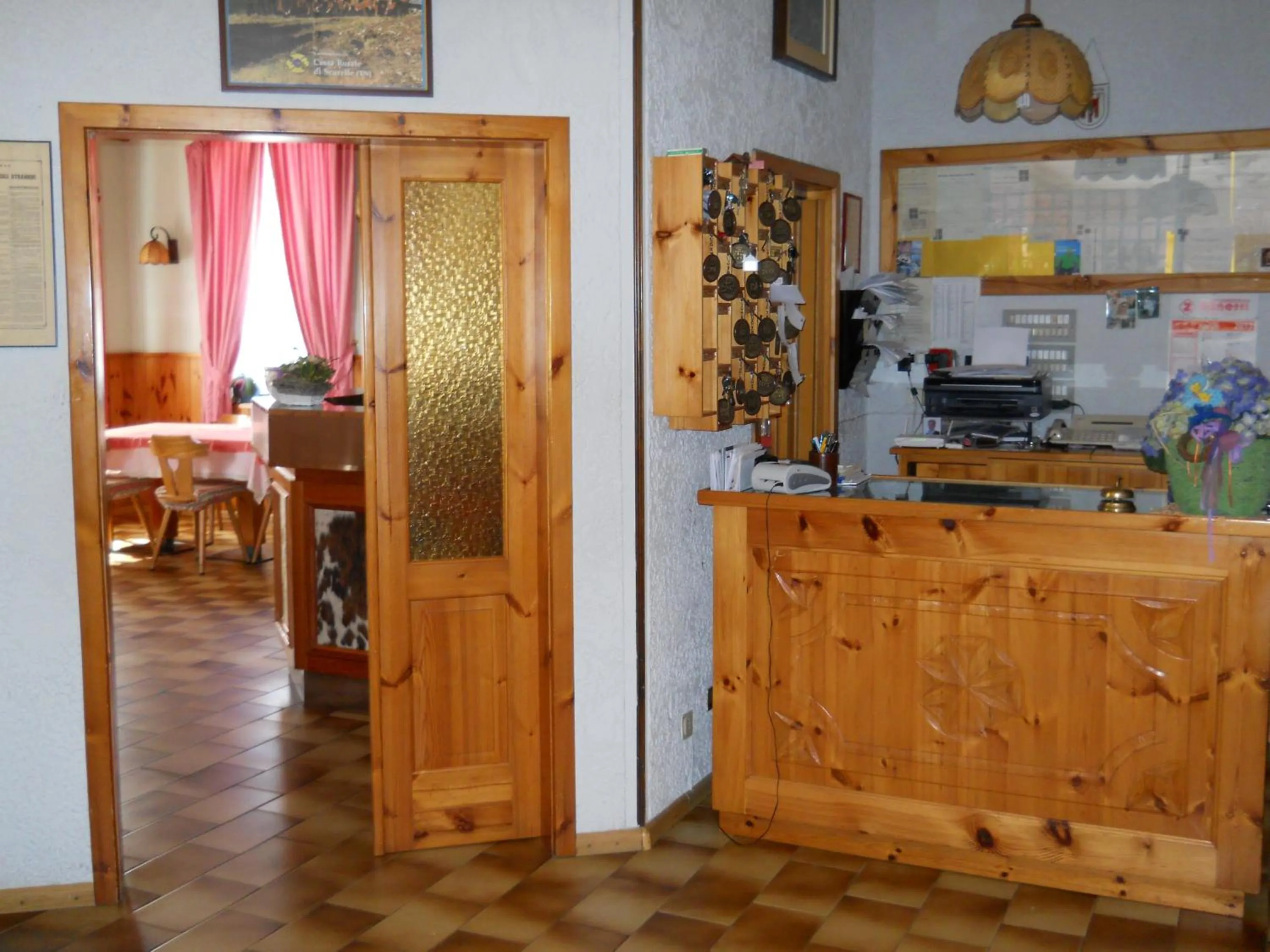 Lobby or reception in Albergo Negritella