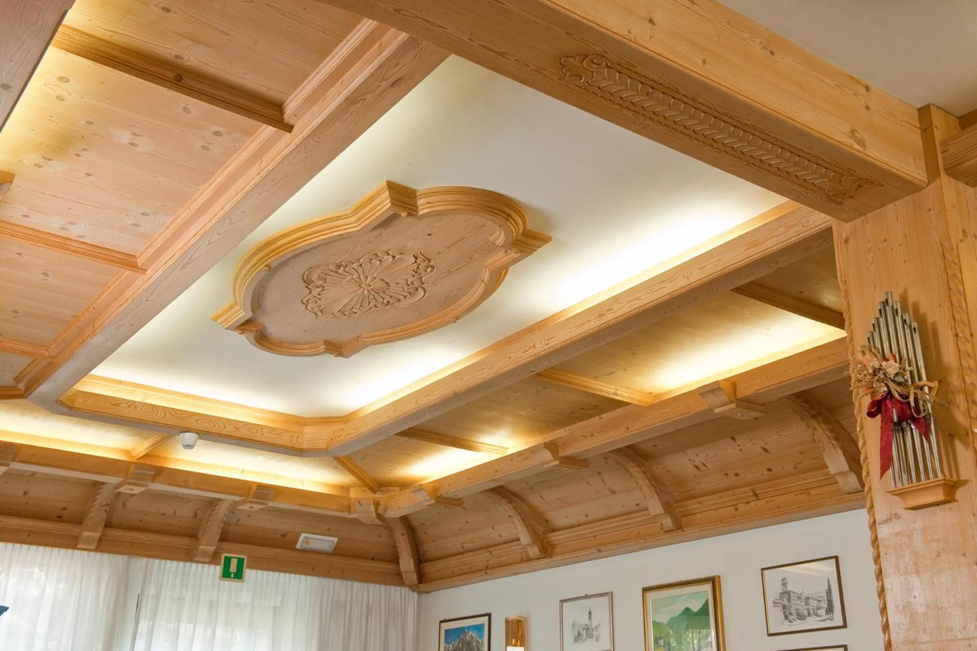 Decorative detail in Albergo Negritella