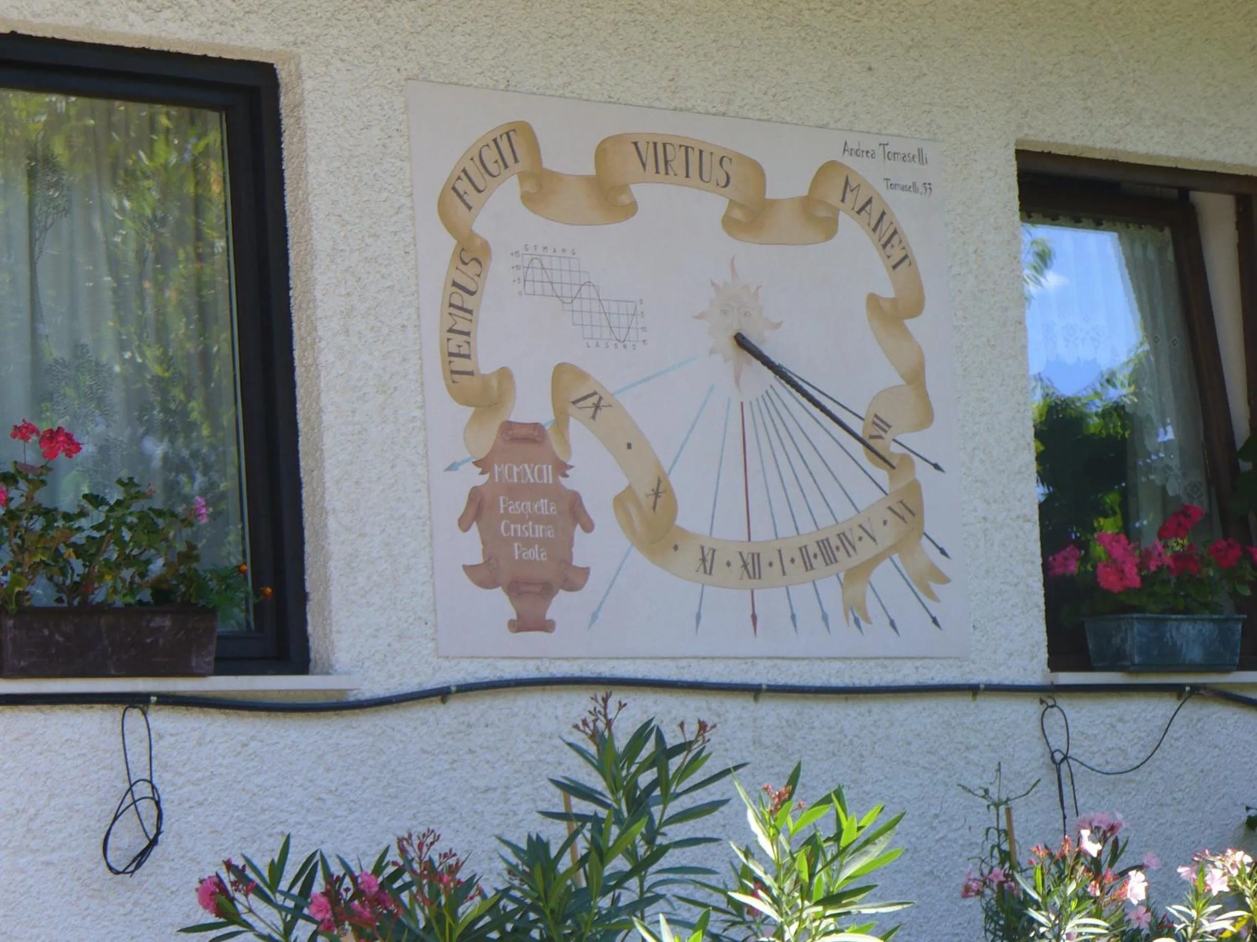 Decorative detail in Albergo Negritella