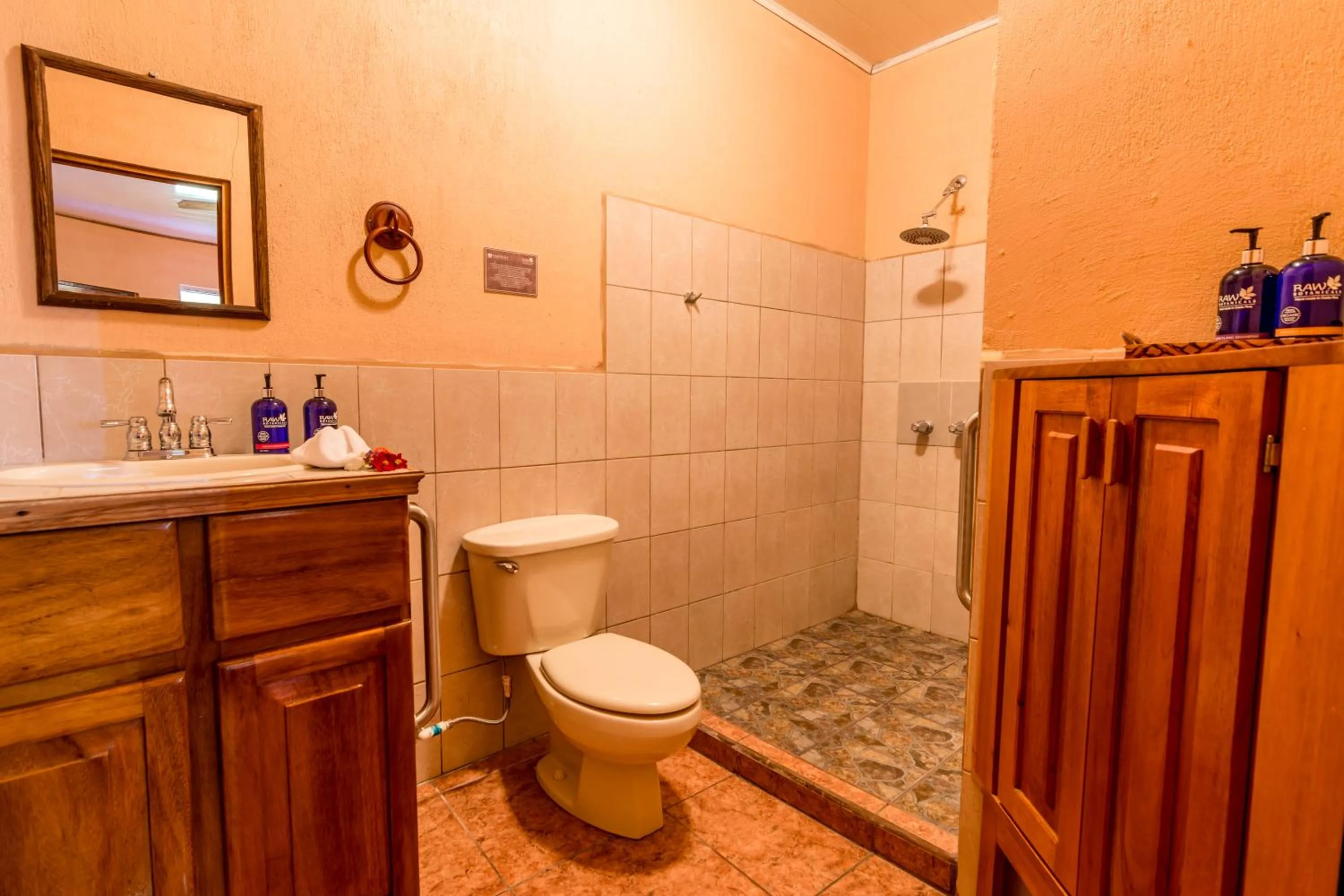 Shower in Hotel Nepenthe B&B