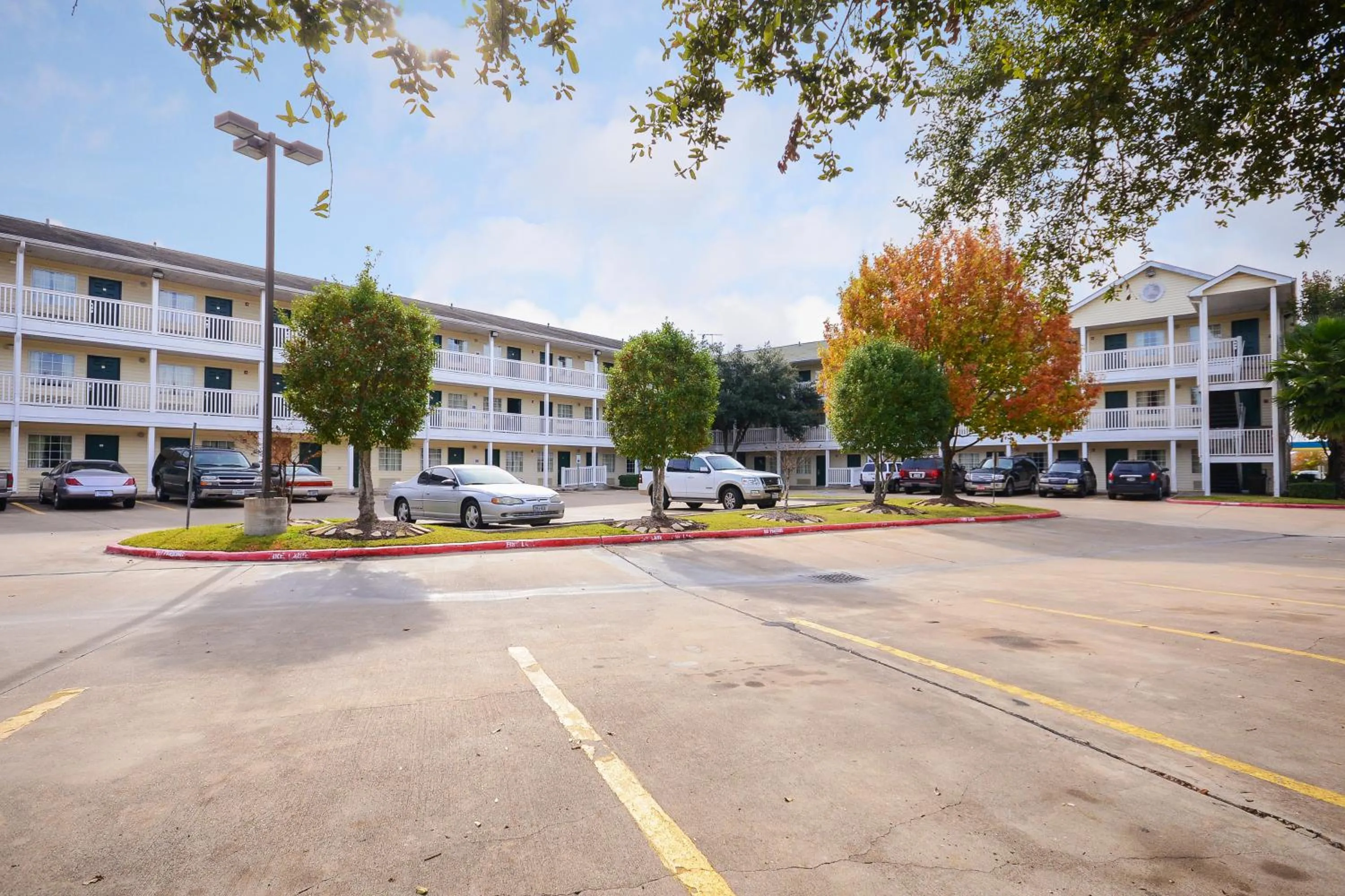 Facade/entrance in InTown Suites Extended Stay Select Houston TX - Stafford