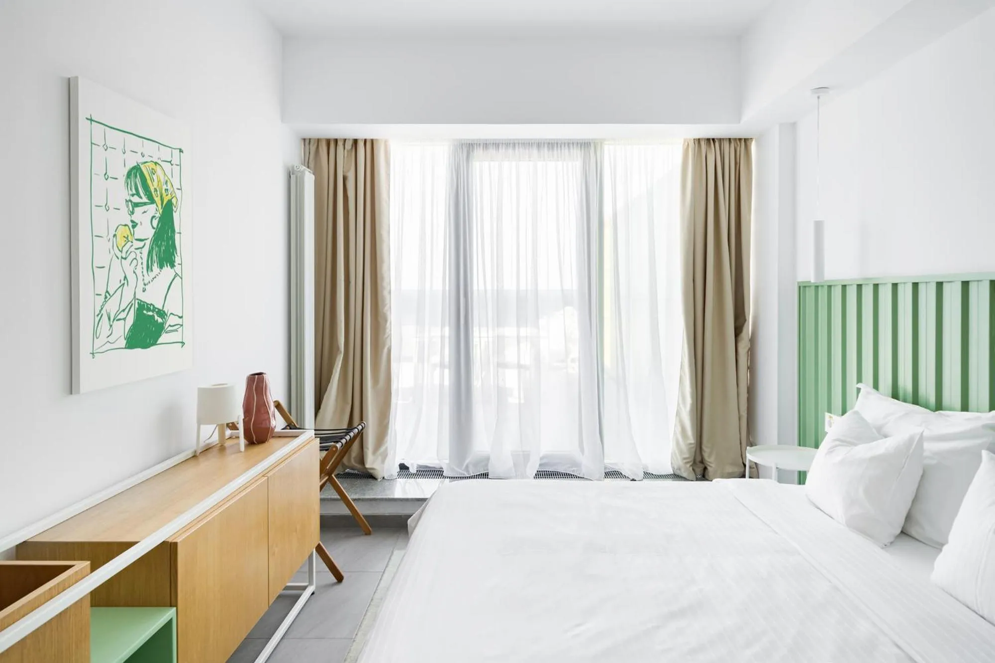 Bedroom, Bed in Riva Mamaia Beach Apart Hotel