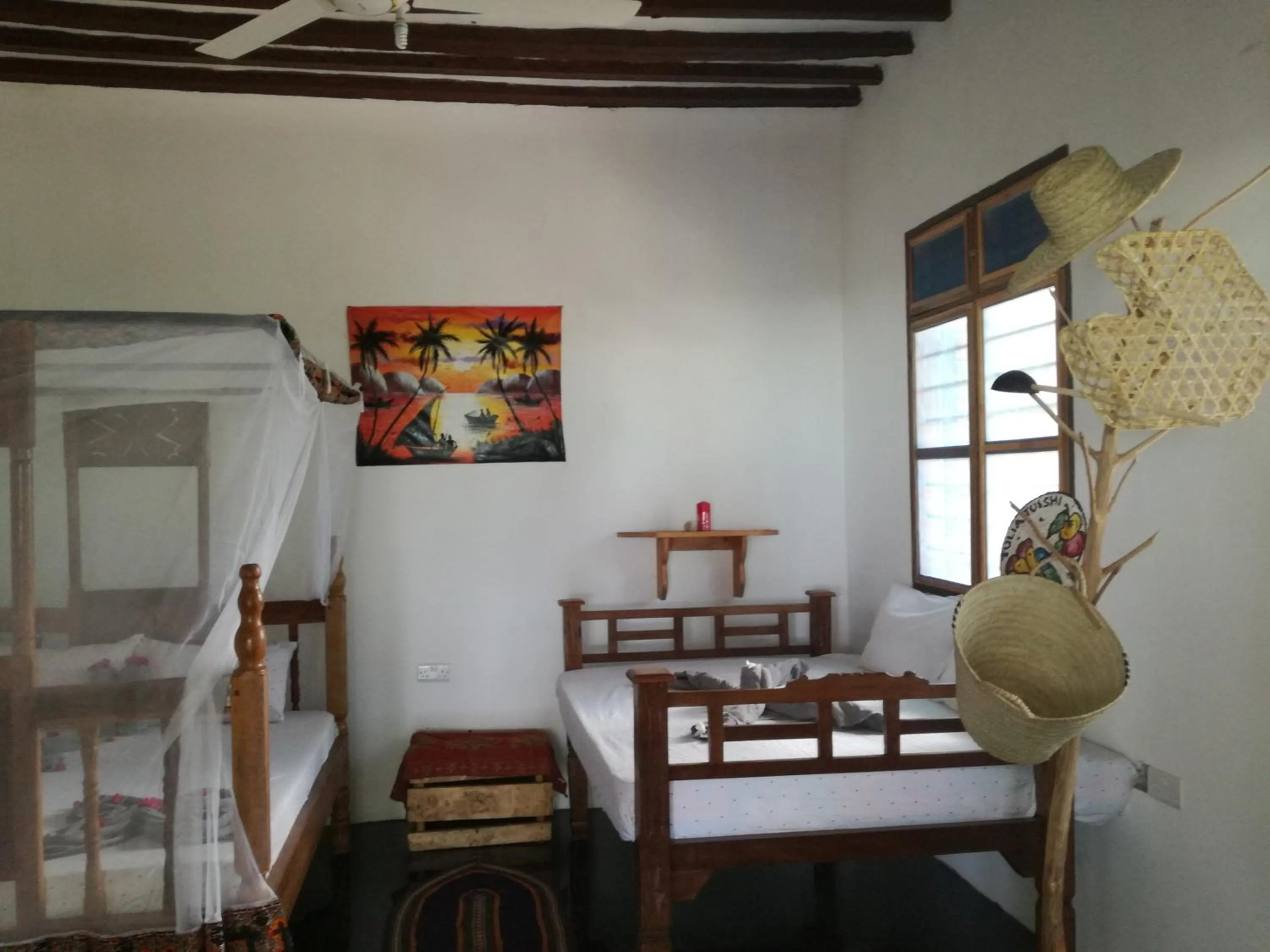 Bed in Furaha Lodge