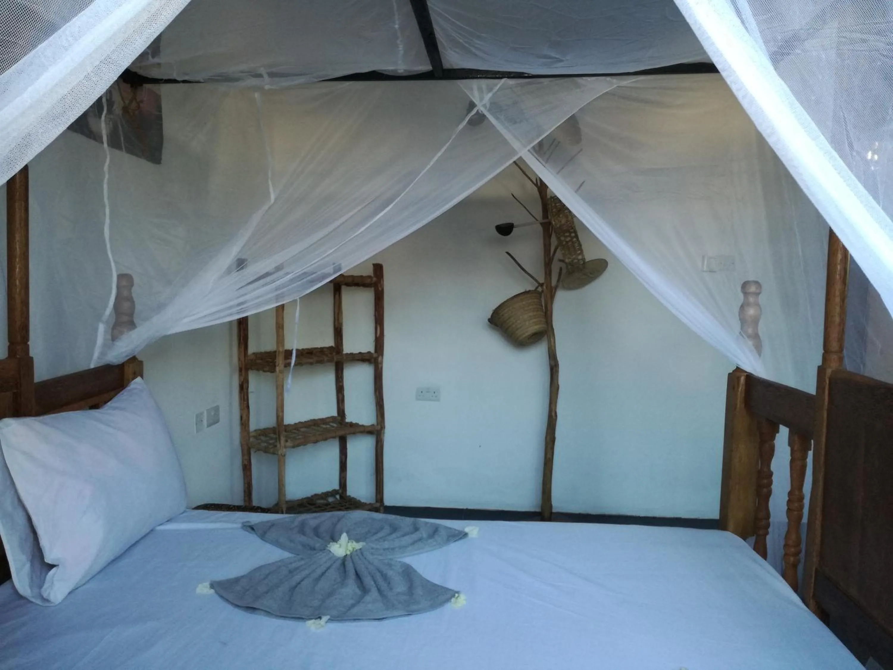 Bed in Furaha Lodge