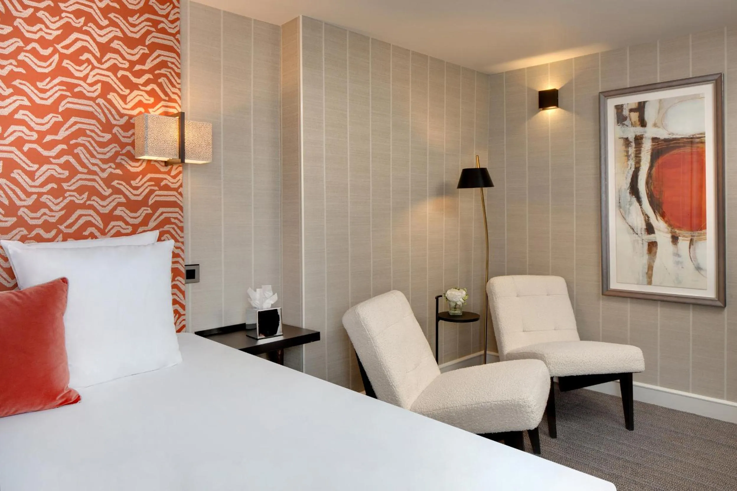 Bedroom, Bed in Le Senat