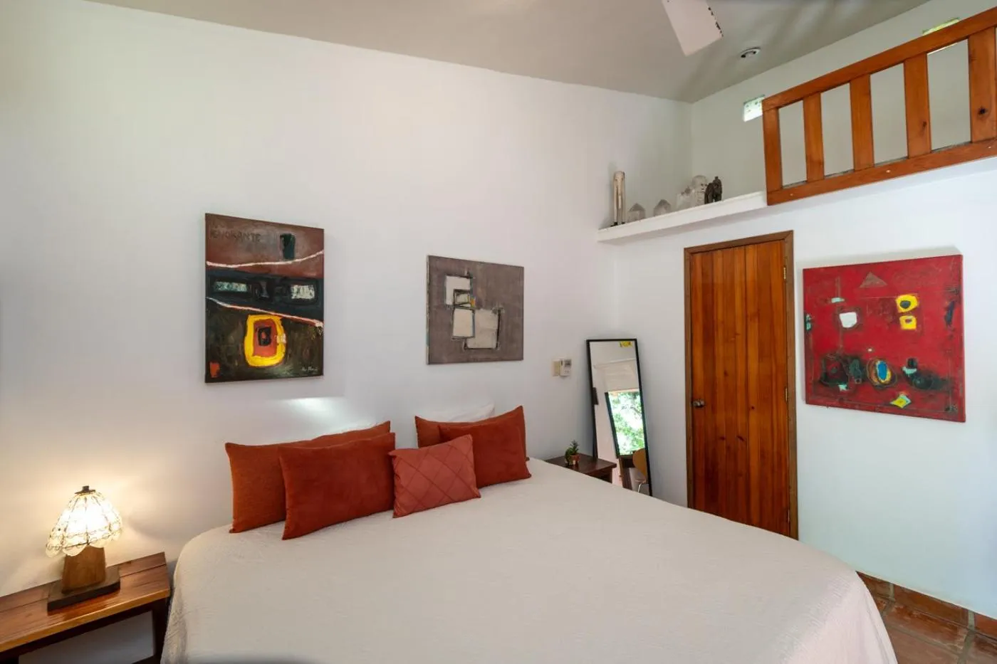 Bed in Hotel Villa Mozart y Macondo