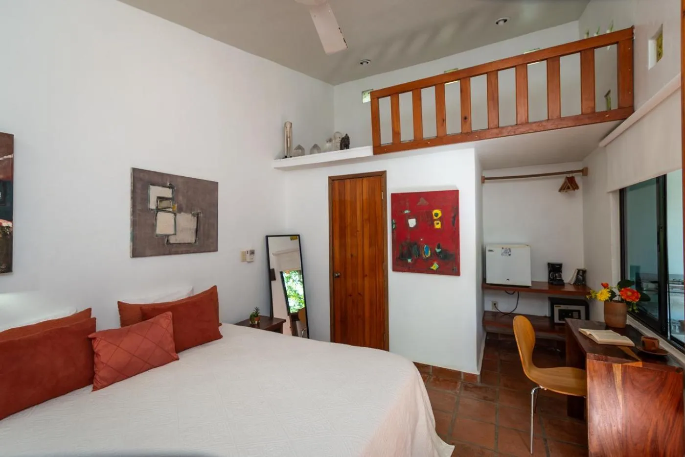 Bed in Hotel Villa Mozart y Macondo