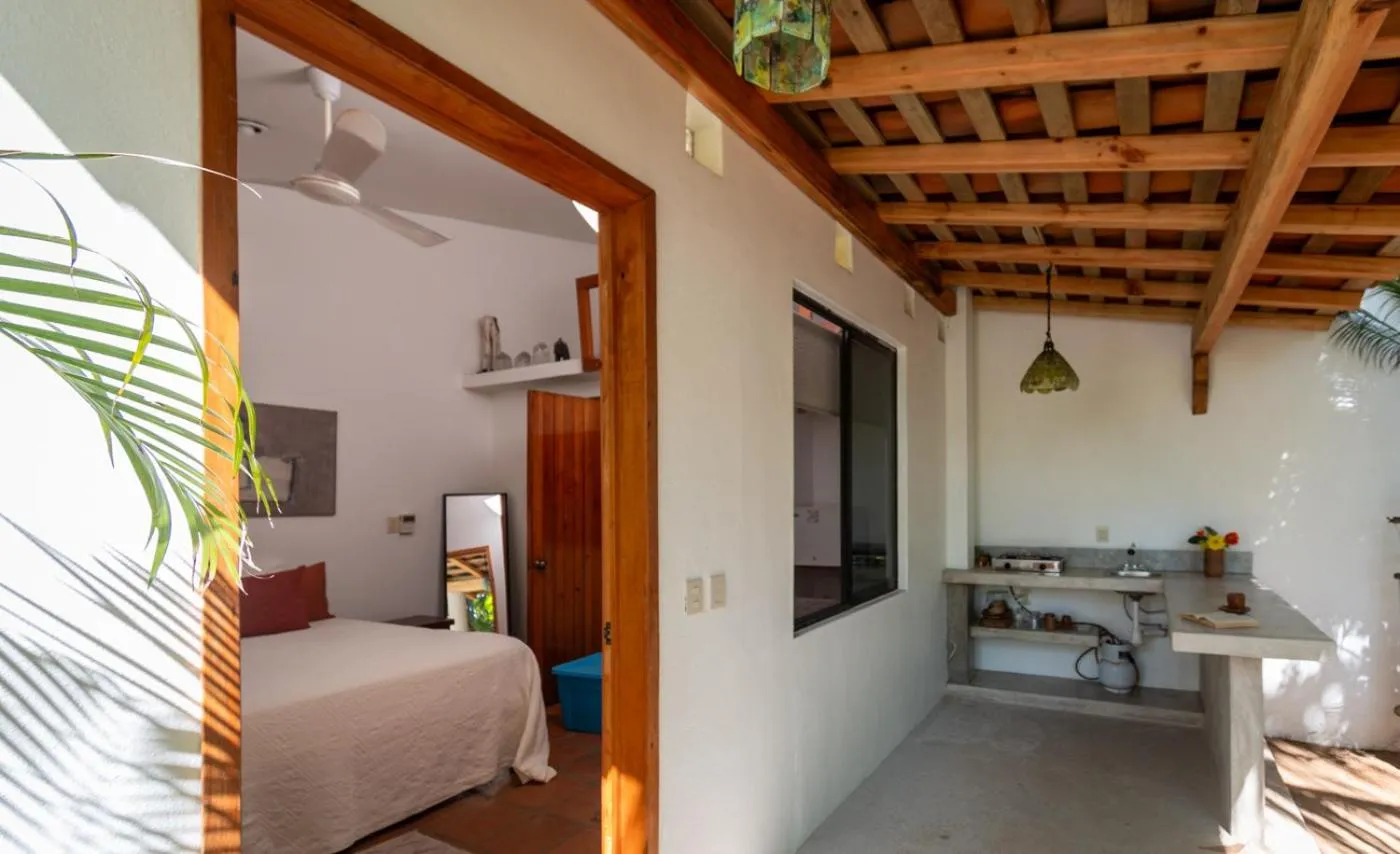 Bed in Hotel Villa Mozart y Macondo