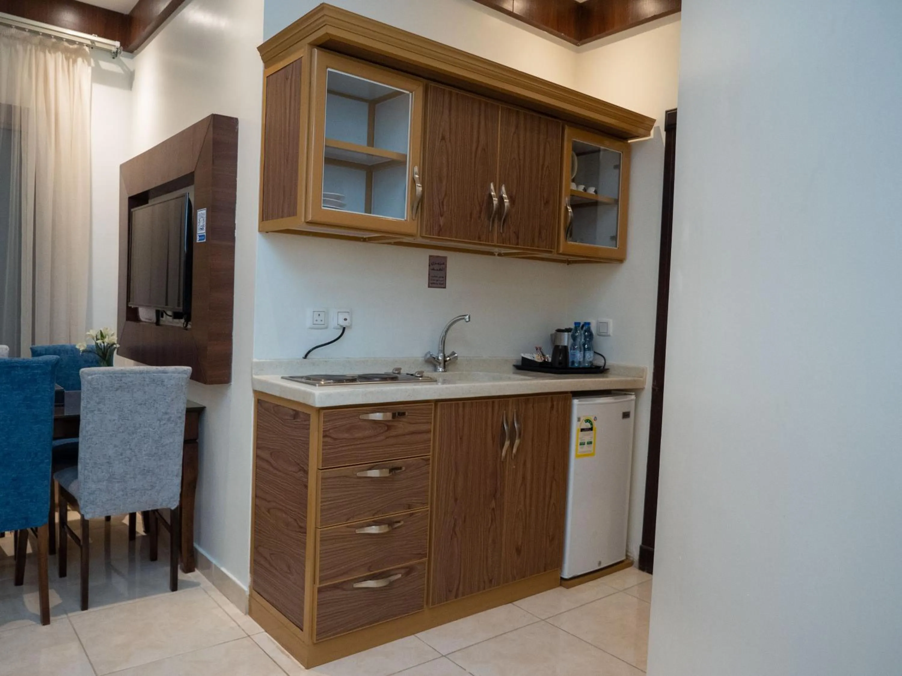 Kitchen or kitchenette in Innyar Hotel