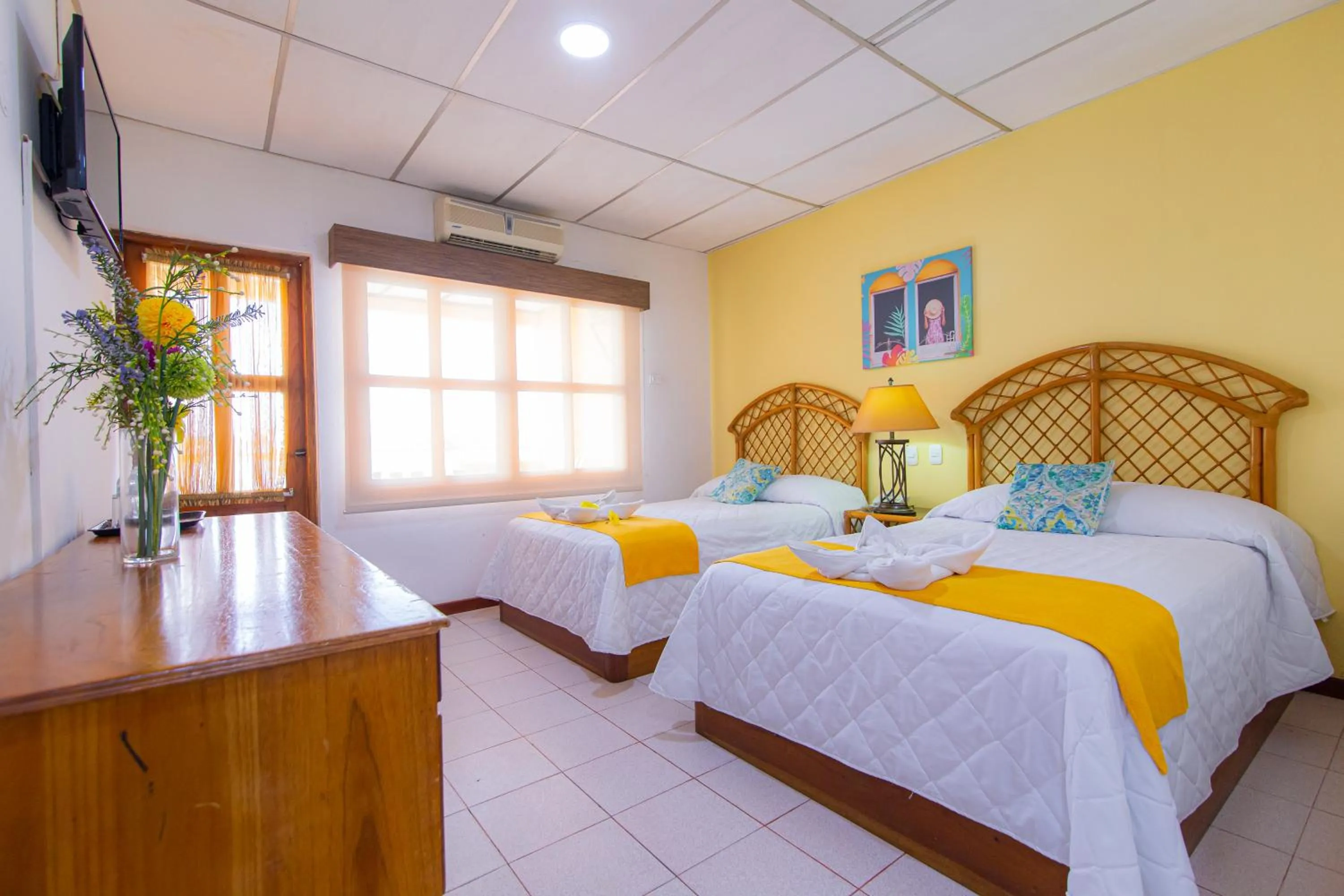 Bed in Hotel Santana