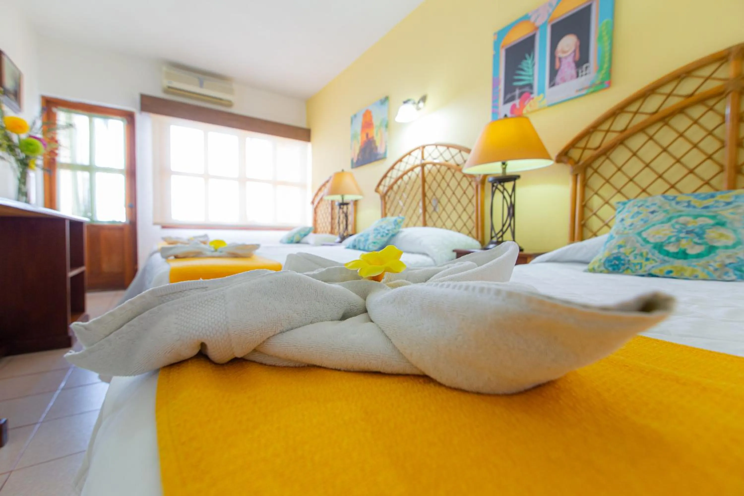 Bed in Hotel Santana