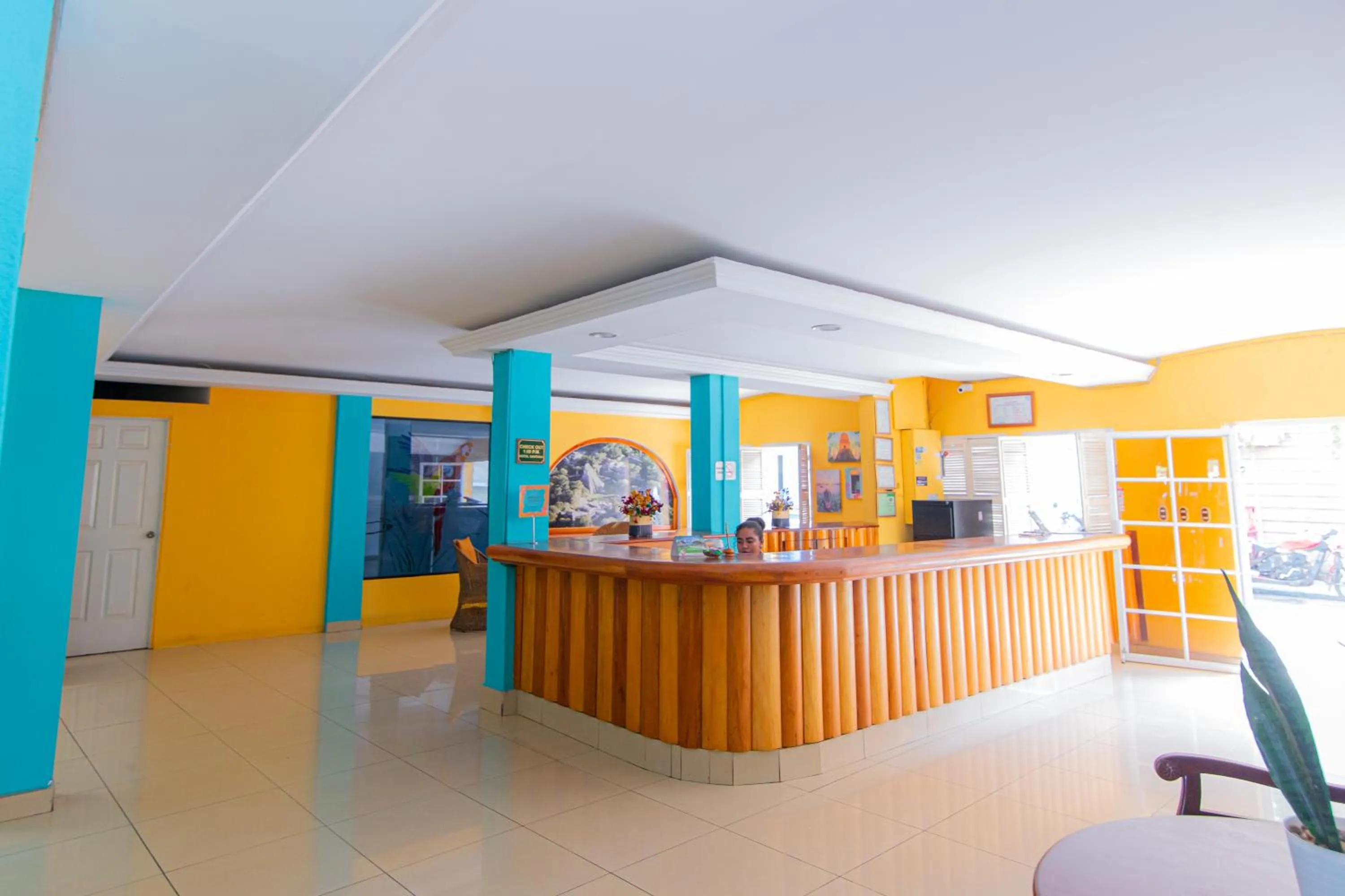 Lobby or reception in Hotel Santana