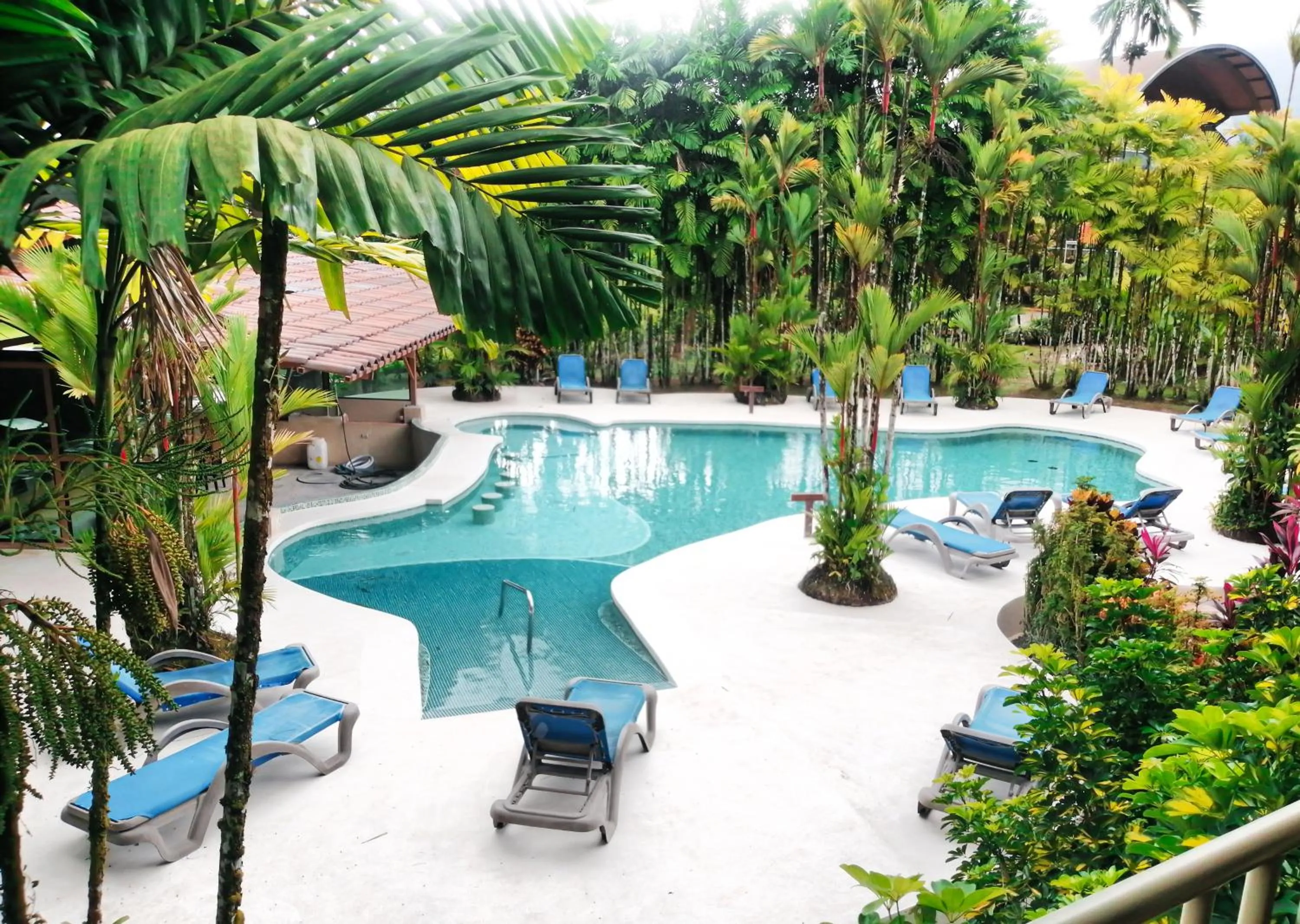 Bird's eye view in Arenal Backpackers Resort