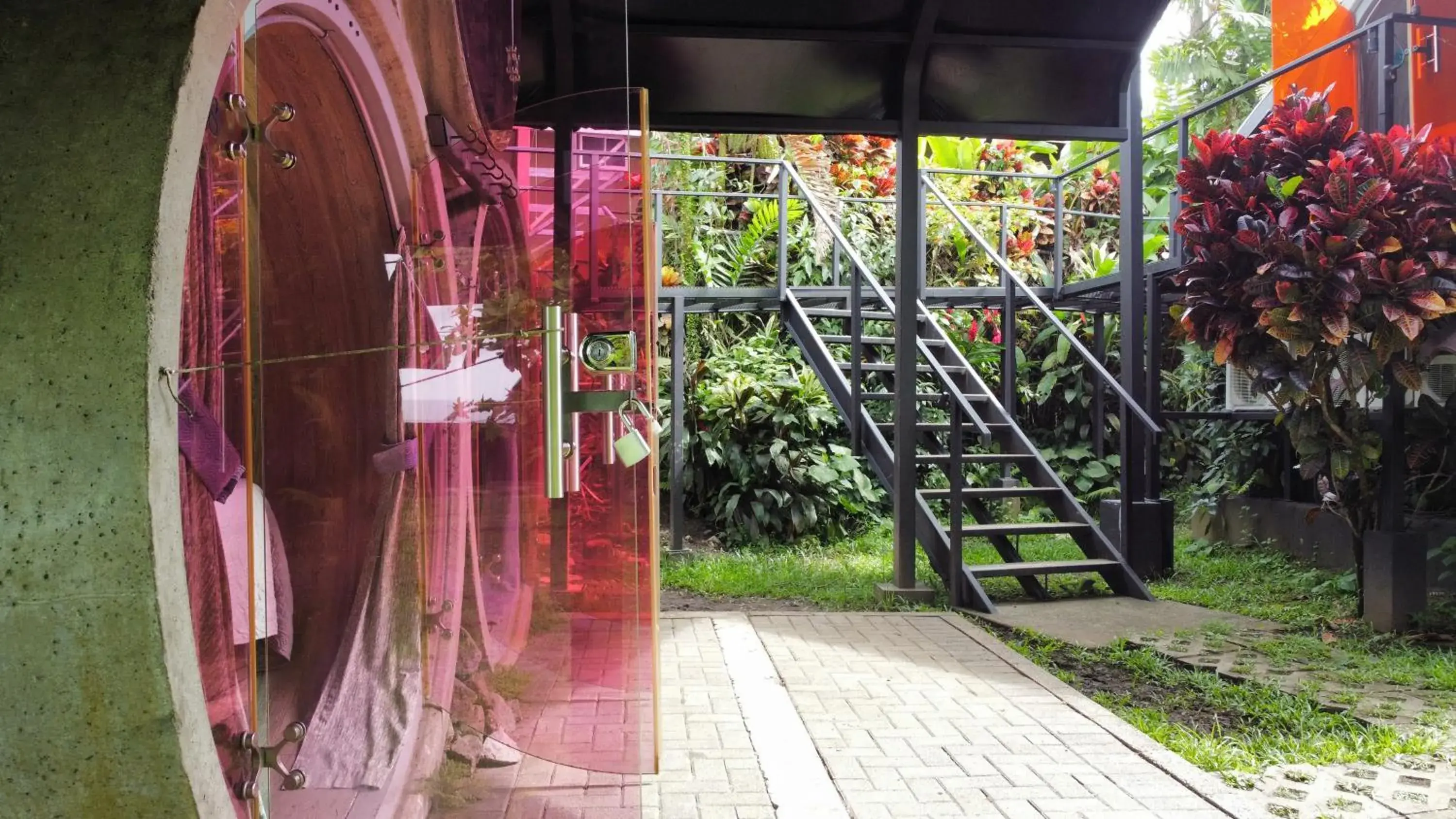 Cylinder Room (Adults Only - Shared Bathroom) in Arenal Backpackers Resort Cylinder Room (Adults Only - Shared Bathroom) in Arenal Backpackers Resort