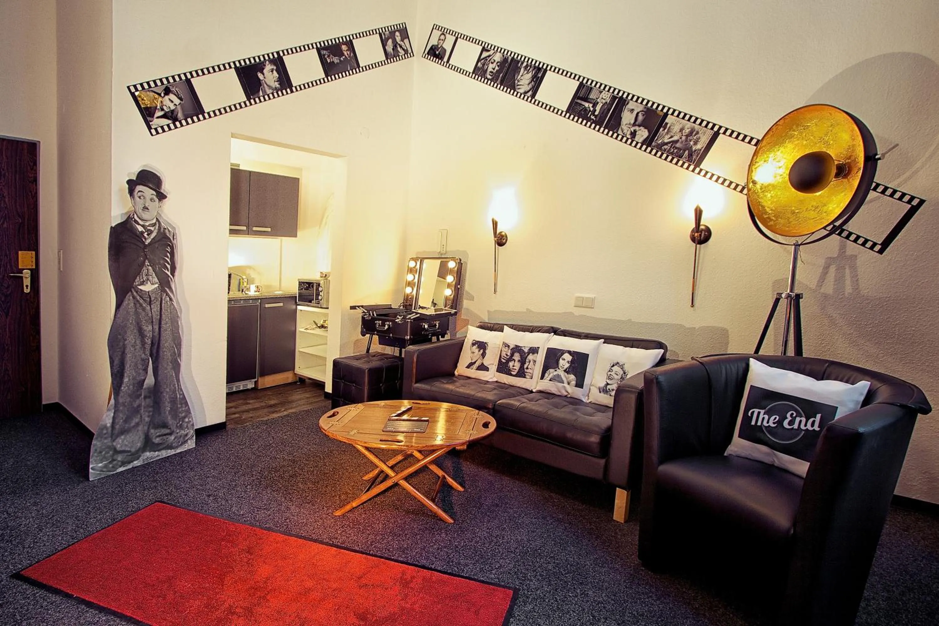 Living room in Aparthotel am Münzplatz