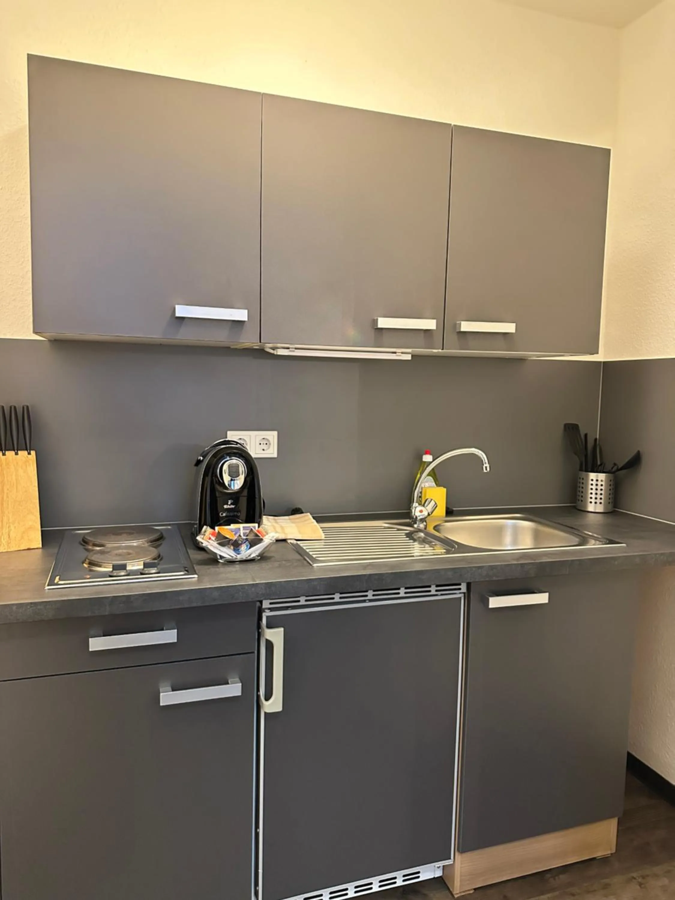 kitchen in Aparthotel am Münzplatz