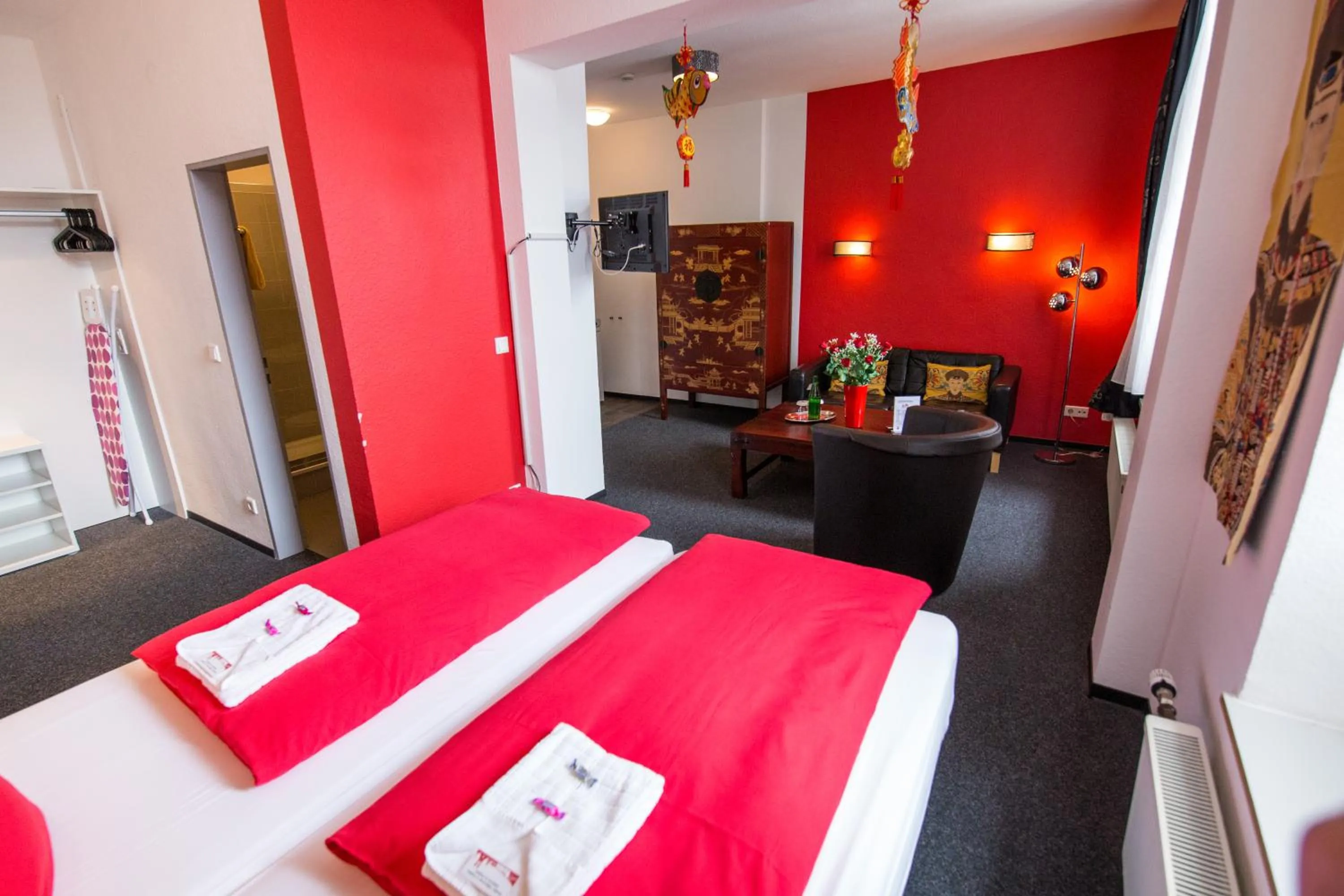 Bed in Aparthotel am Münzplatz