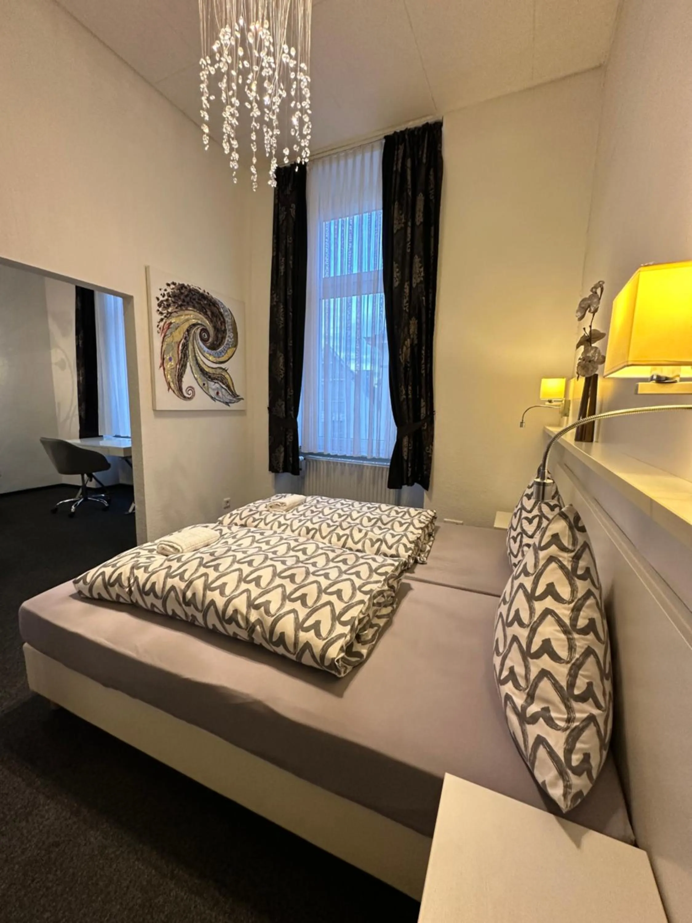 Bedroom, Bed in Aparthotel am Münzplatz