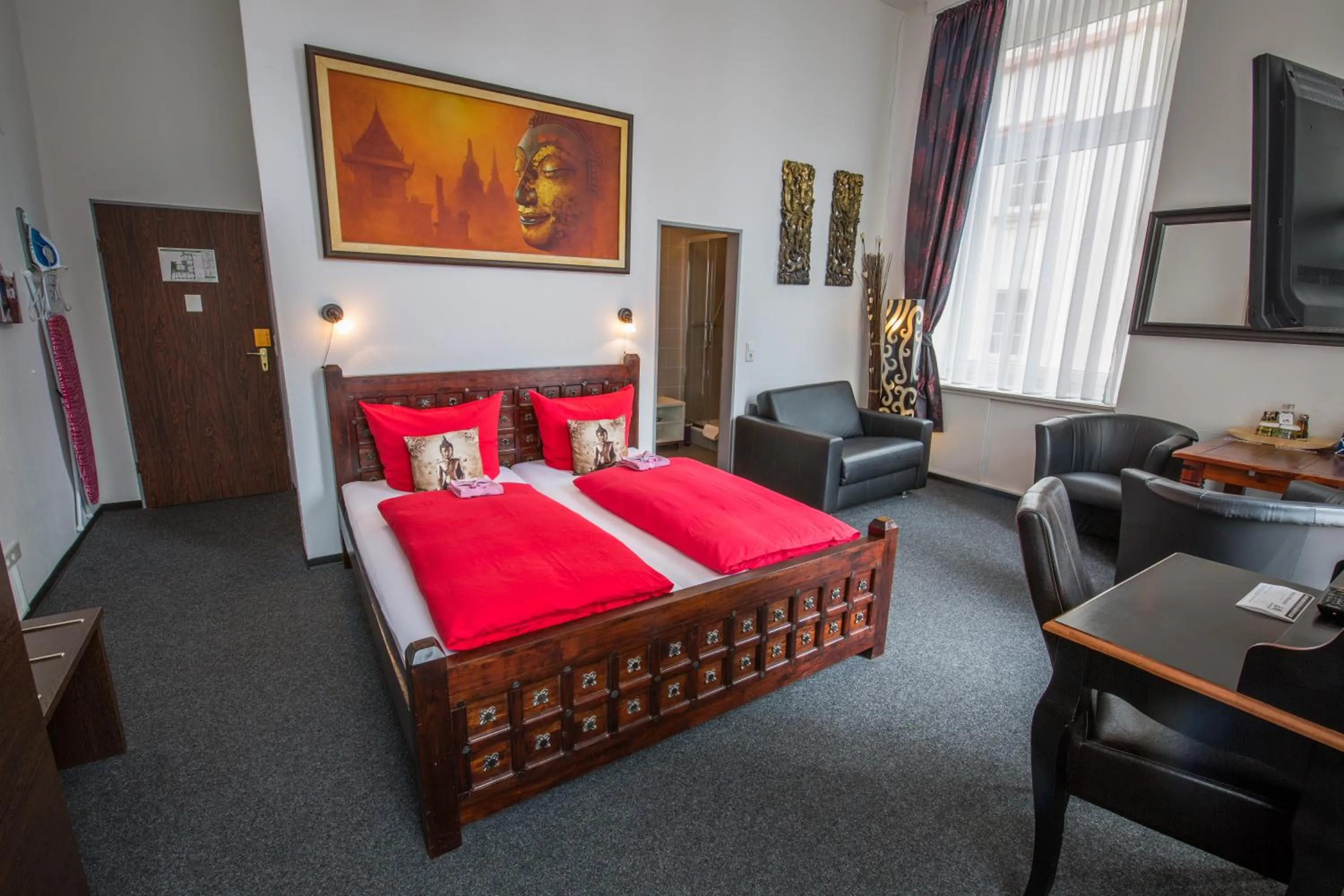 Bed in Aparthotel am Münzplatz