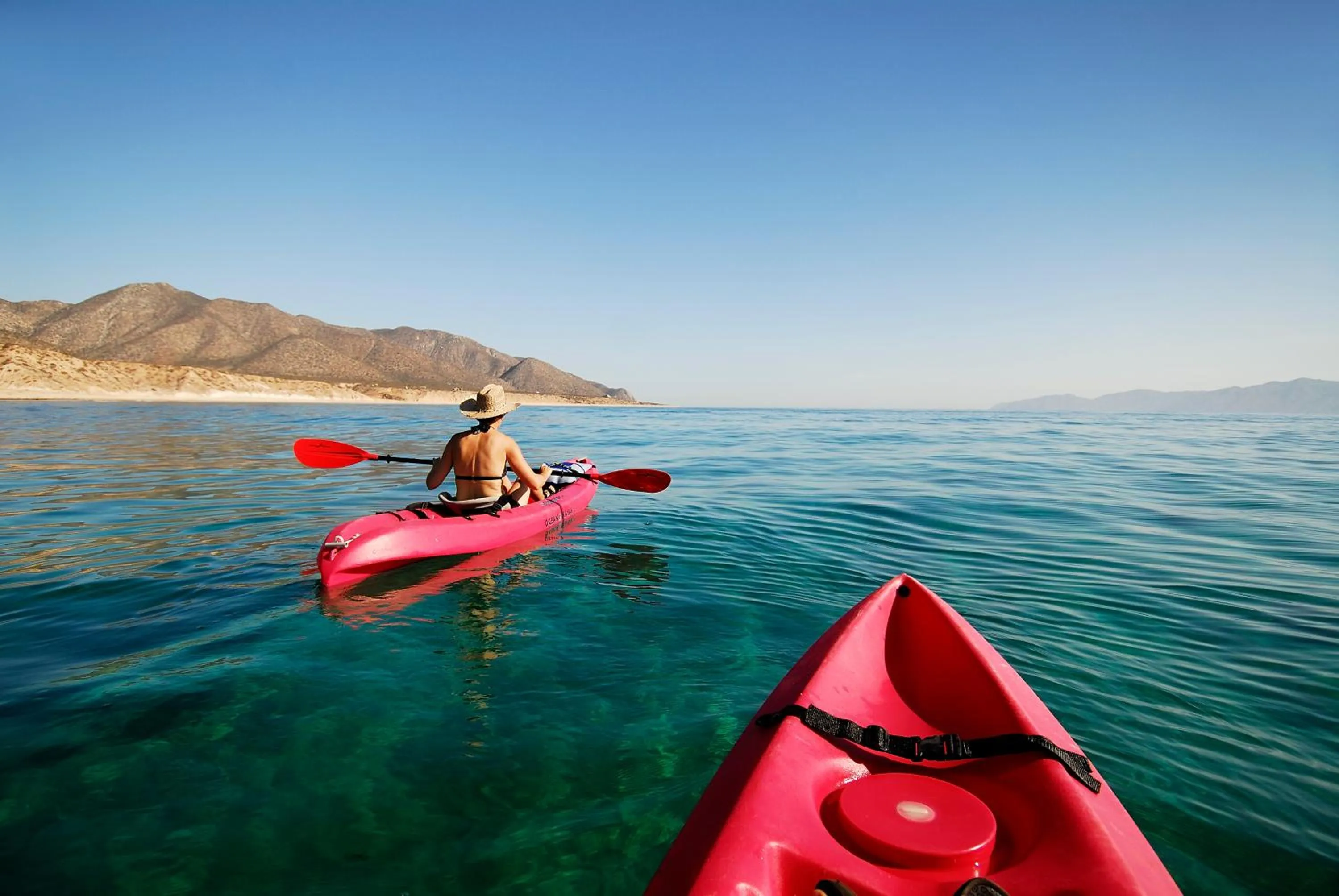 Canoeing in Ventana Bay Resort