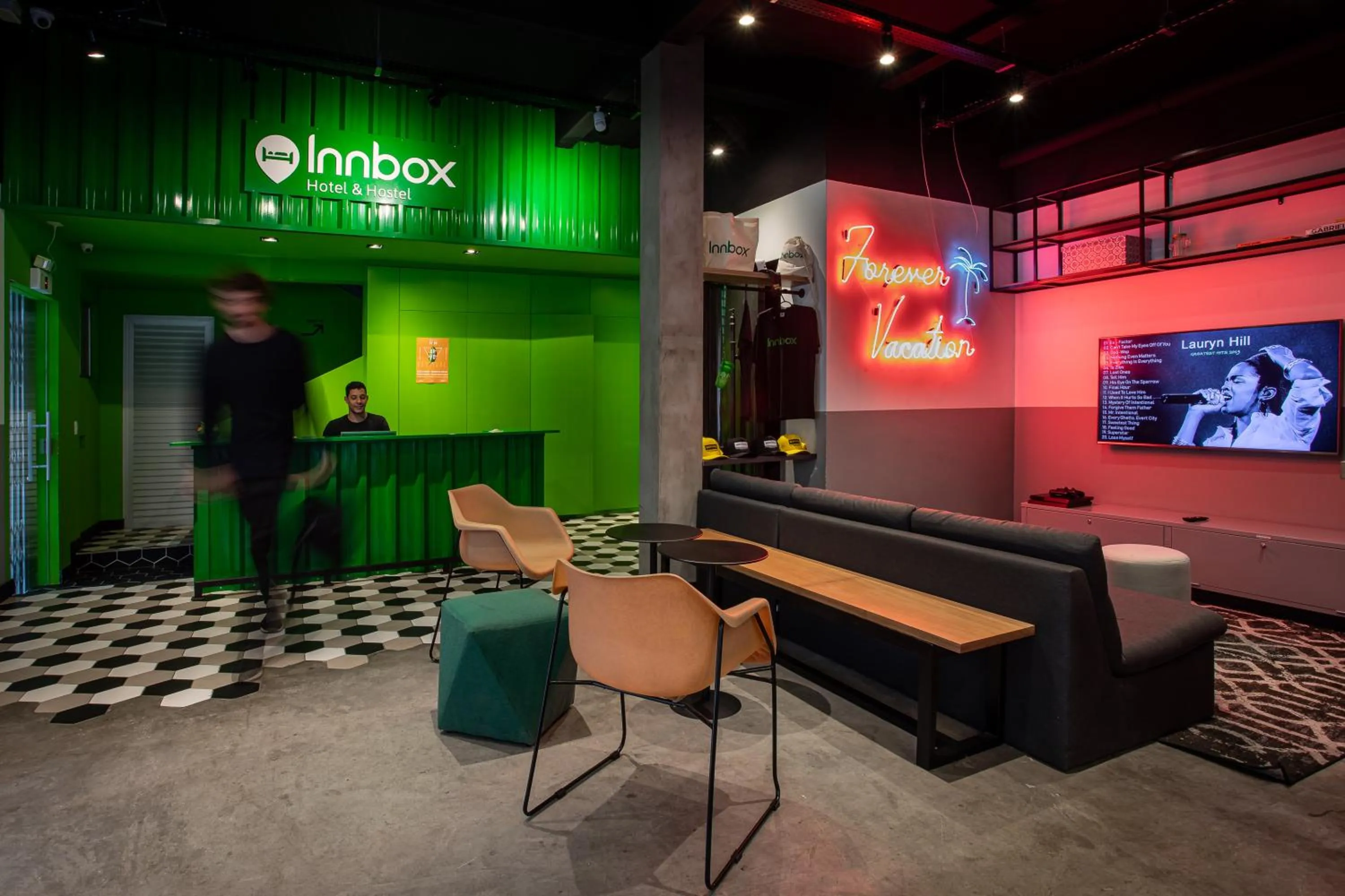 Lobby or reception in Innbox - Centro