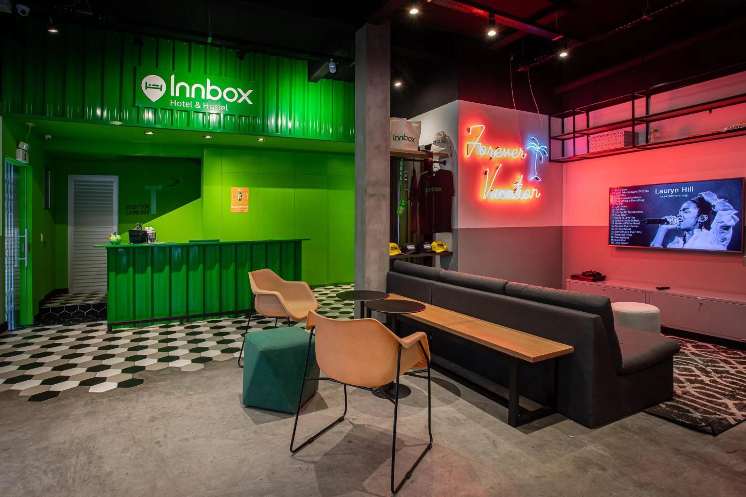 Lobby or reception in Innbox - Centro