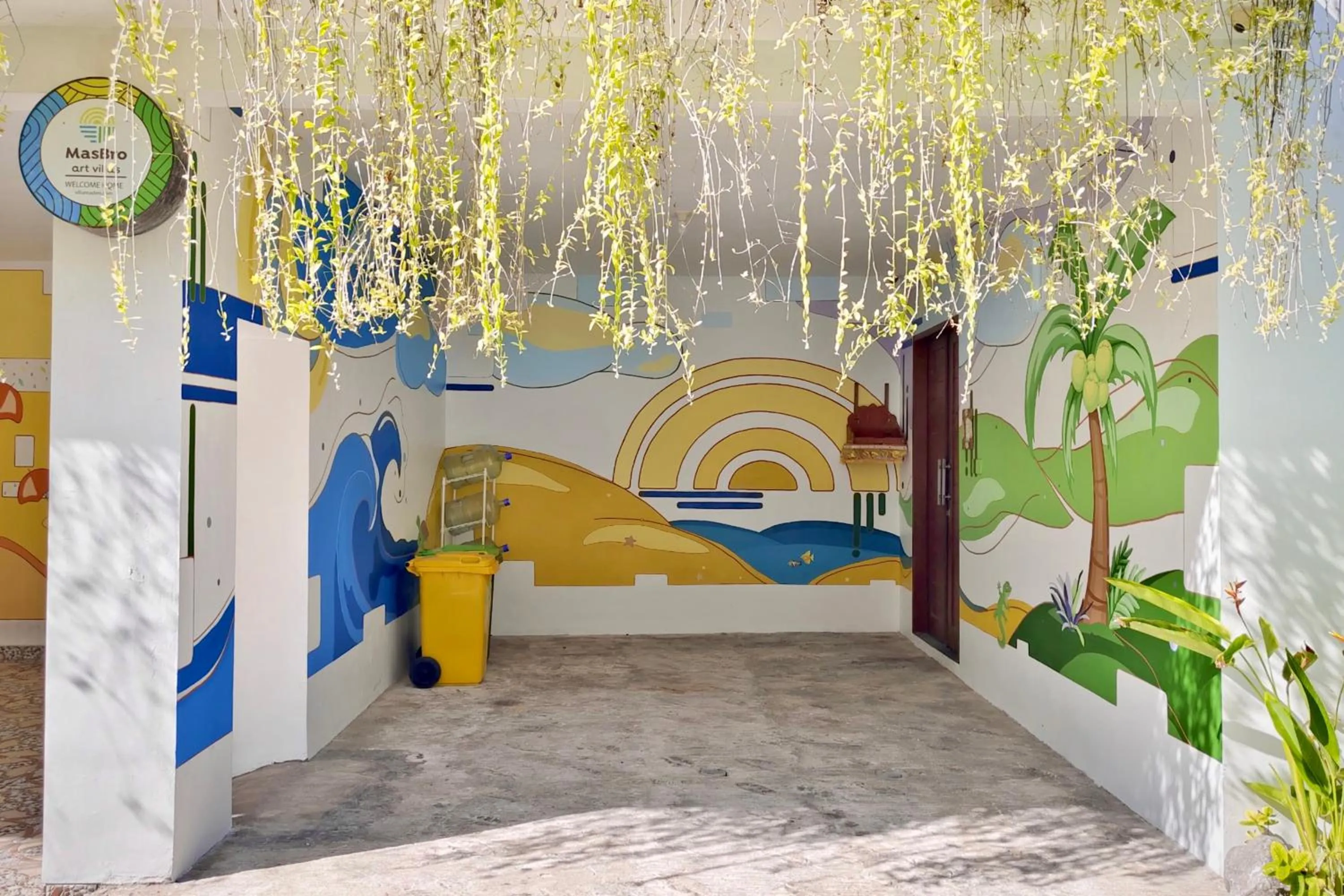 Facade/entrance in MasBro ART Villas