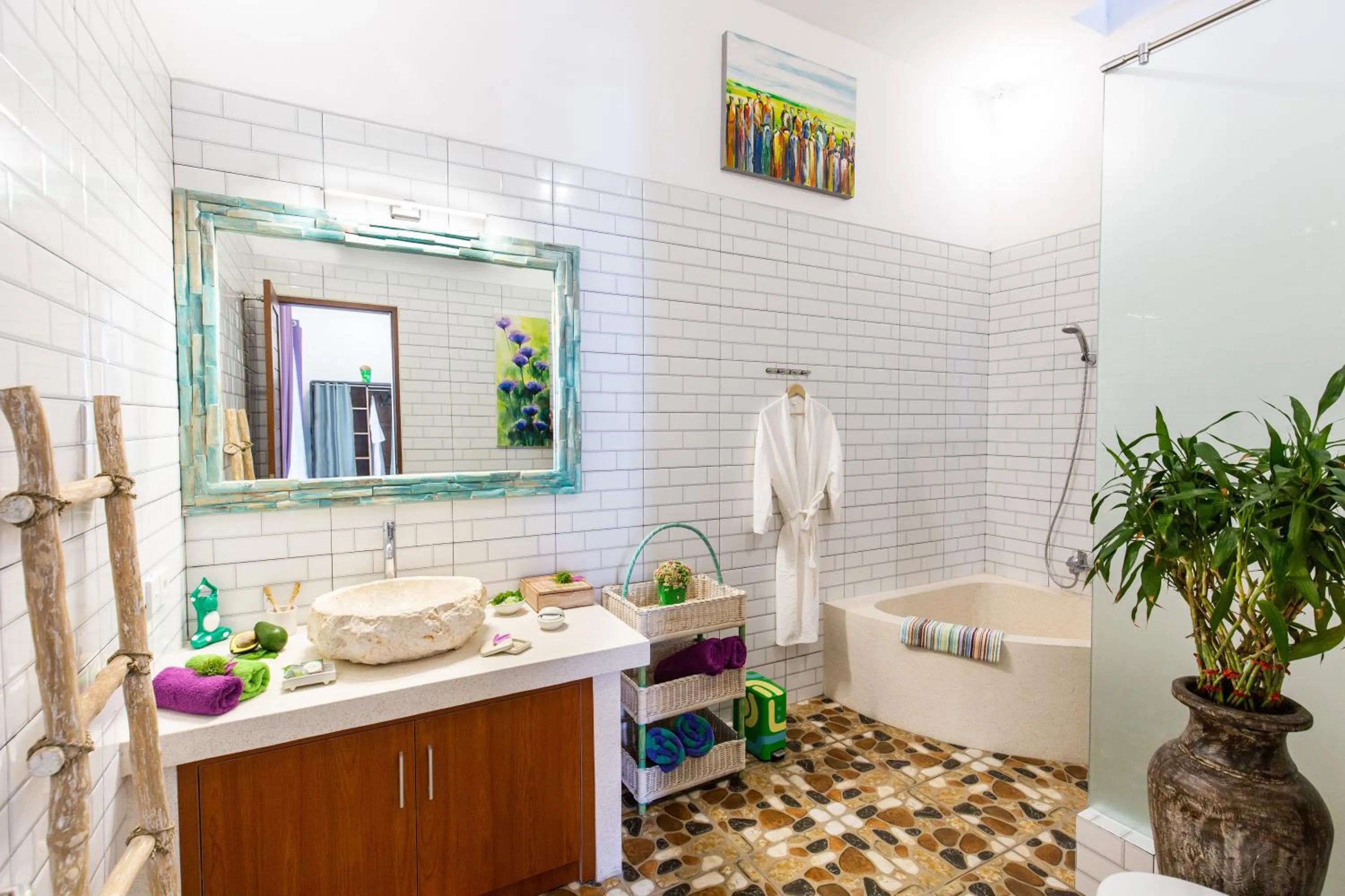 Bathroom in MasBro ART Villas