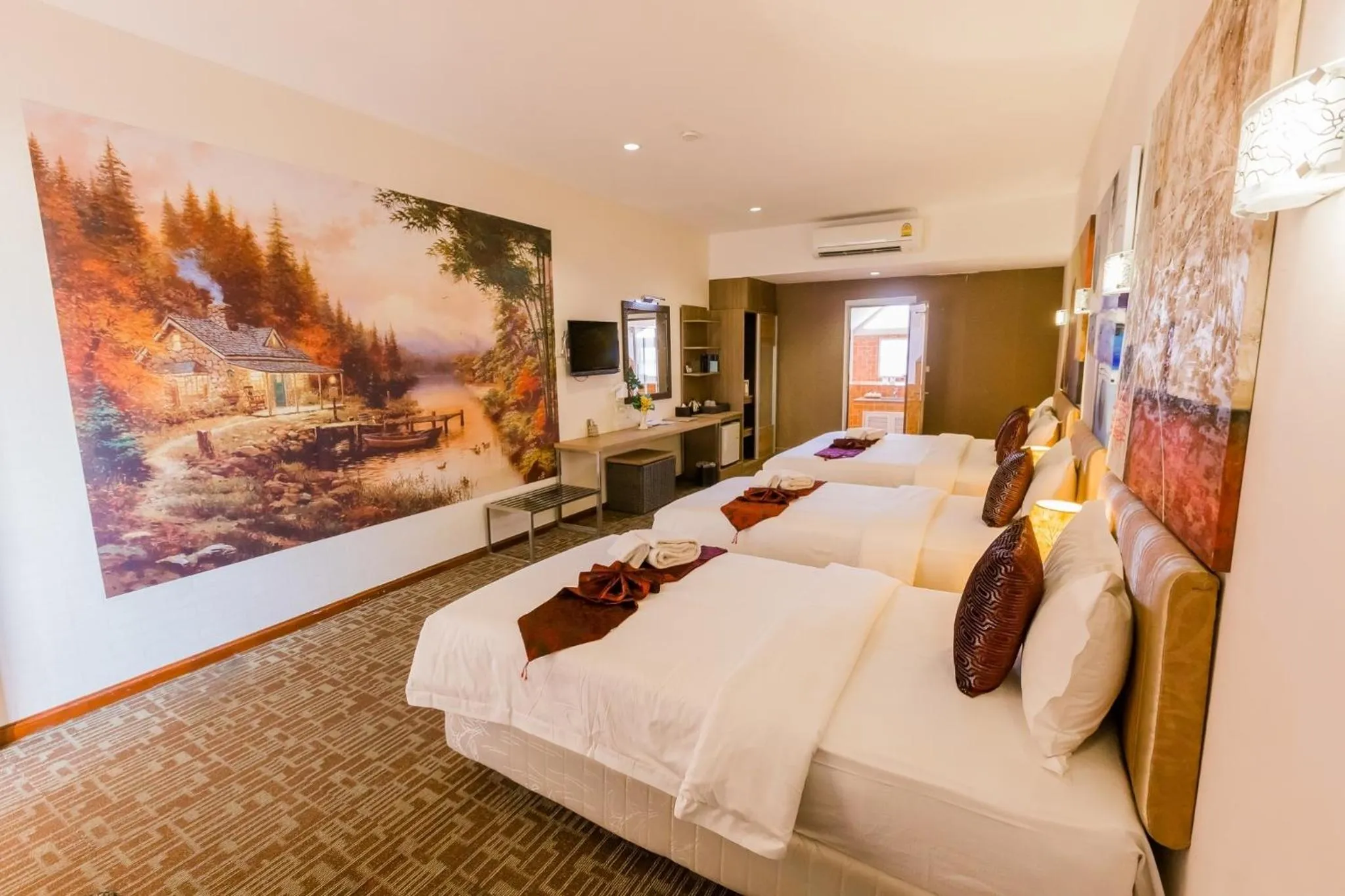 Bedroom, Bed in Roseate Chiang Mai