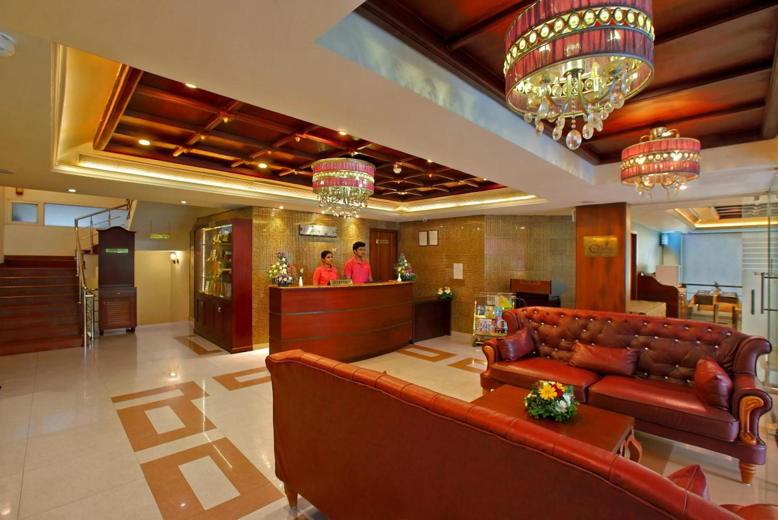 Lobby or reception in Cochin Palace