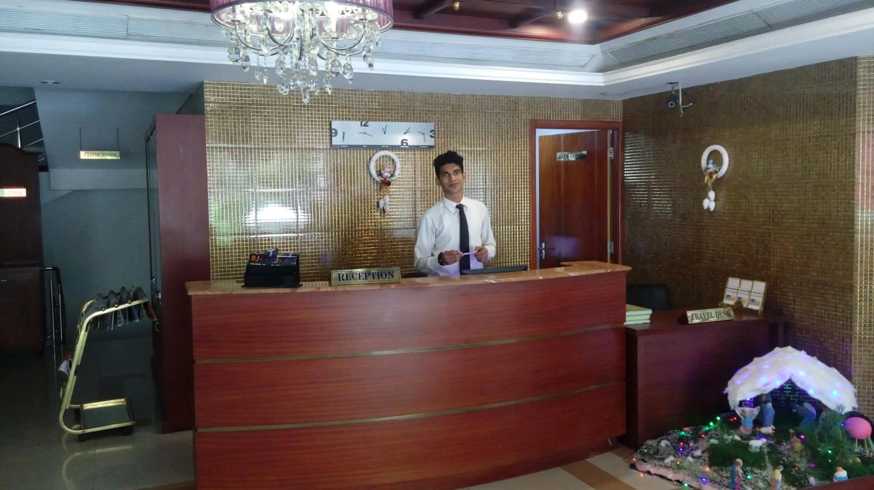 Lobby or reception in Cochin Palace