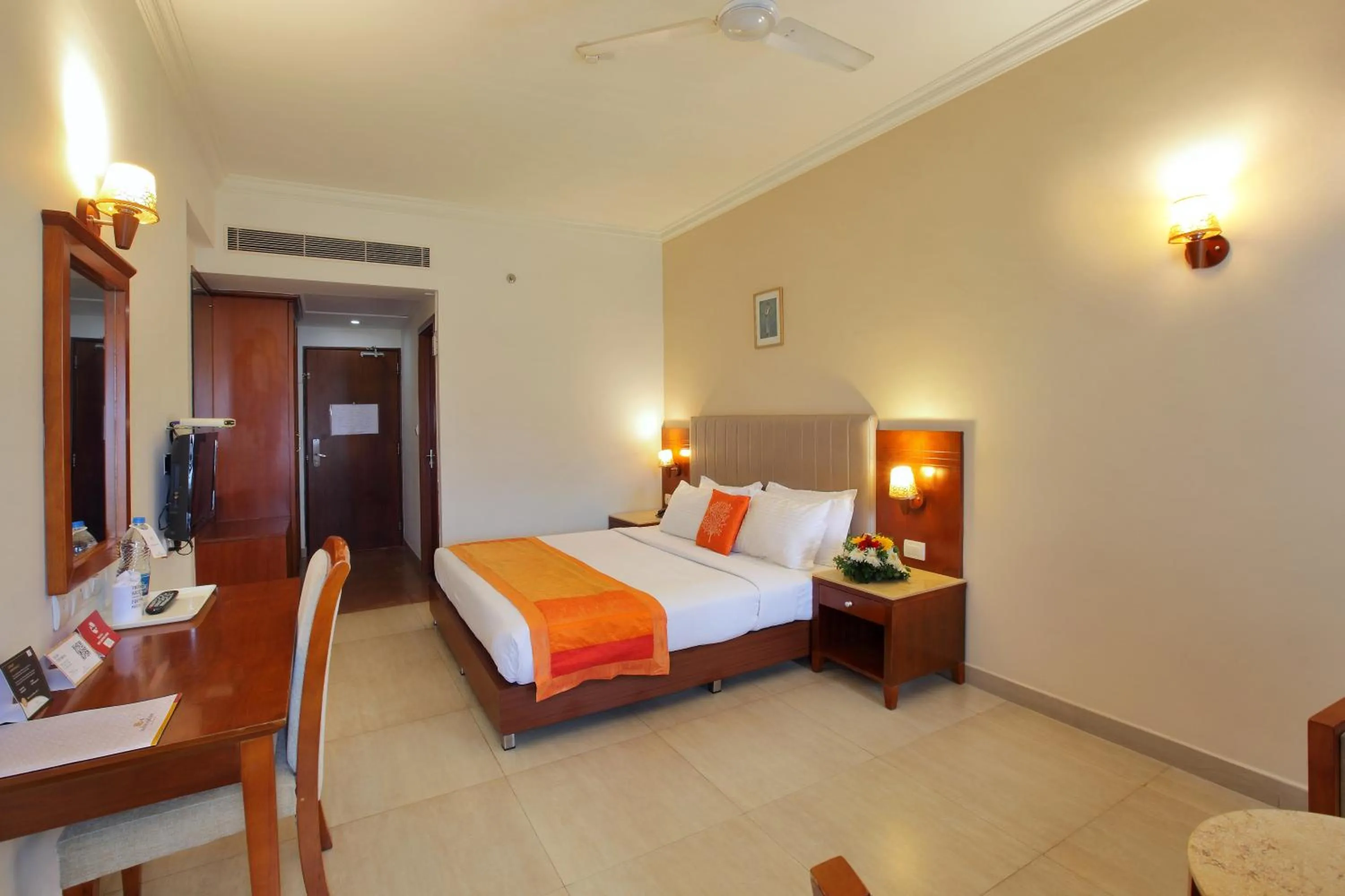 Bedroom, Bed in Cochin Palace