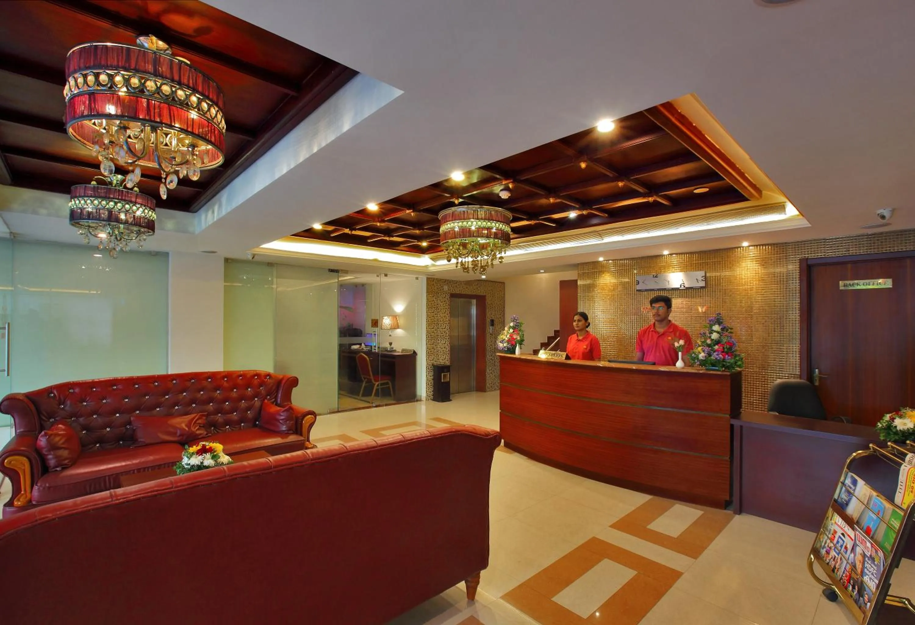 Lobby or reception in Cochin Palace