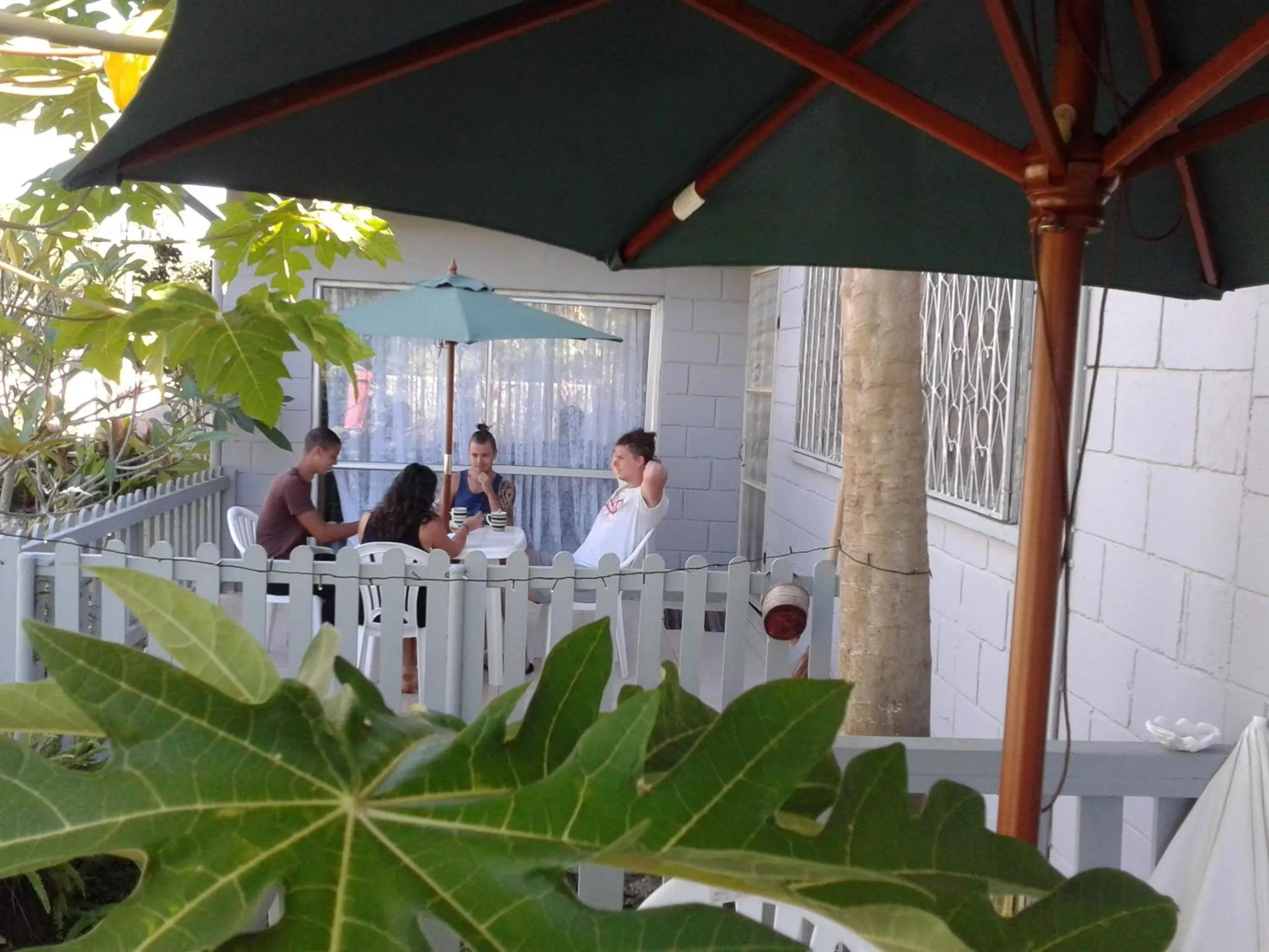 Patio in Dayspring Lodge