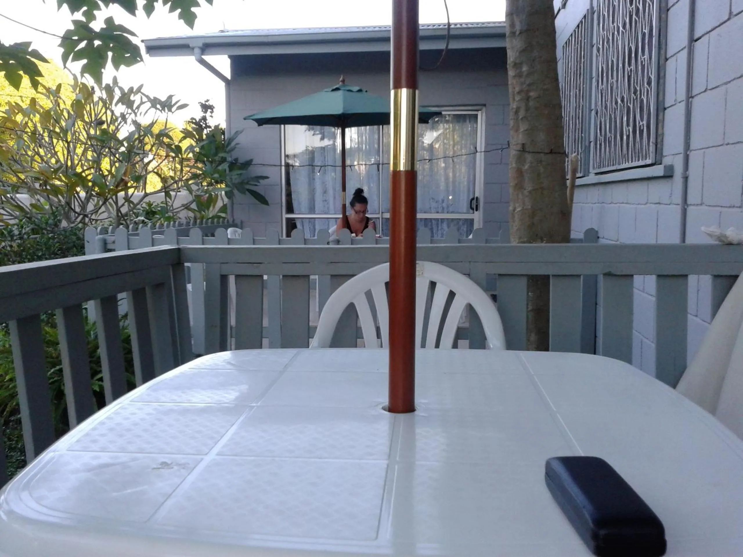 Patio in Dayspring Lodge