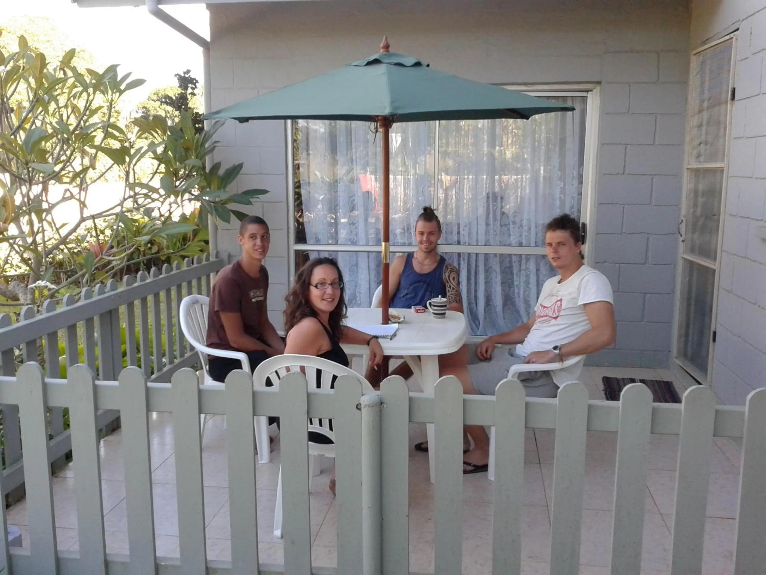 Patio in Dayspring Lodge
