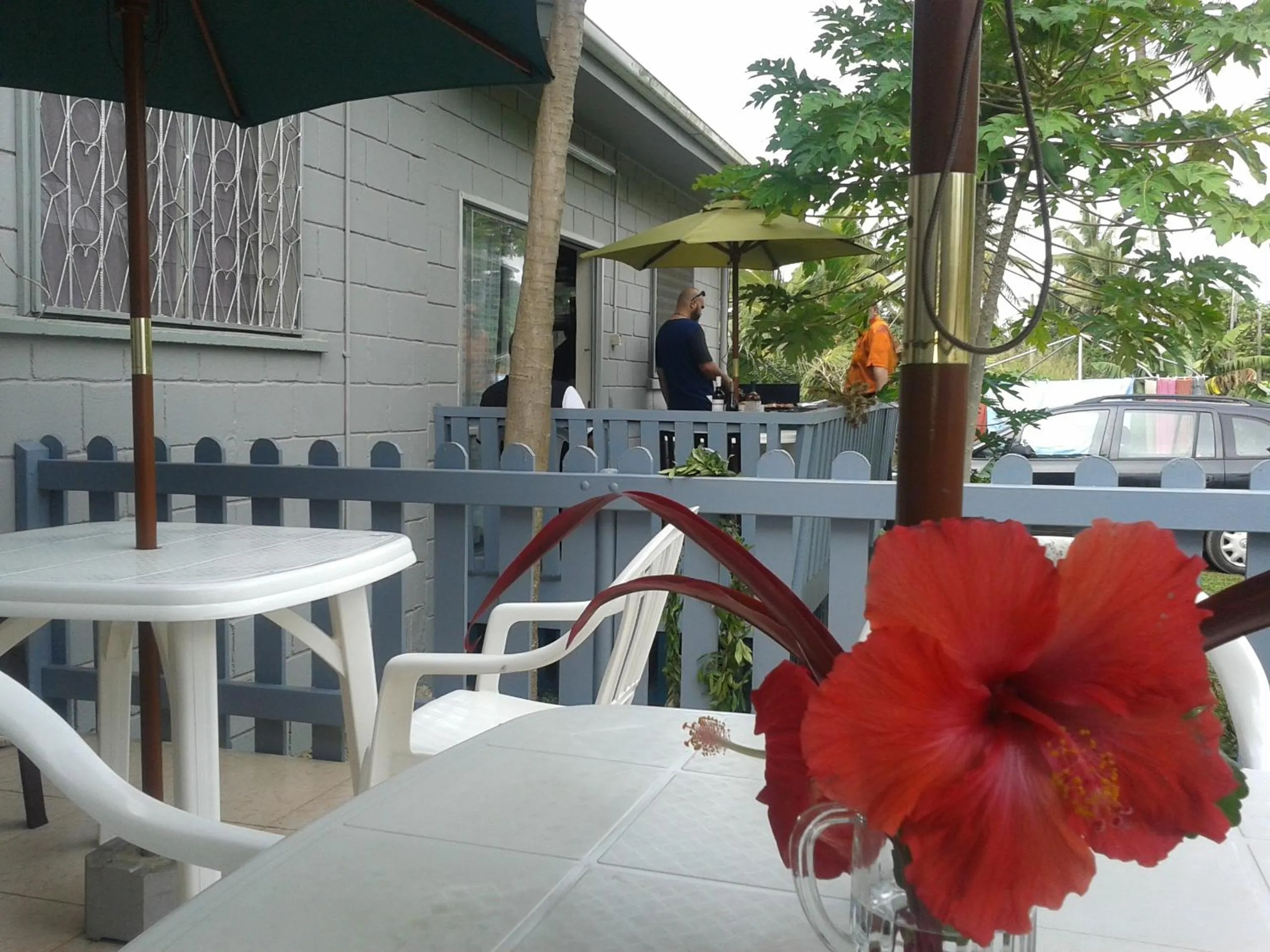 Patio in Dayspring Lodge