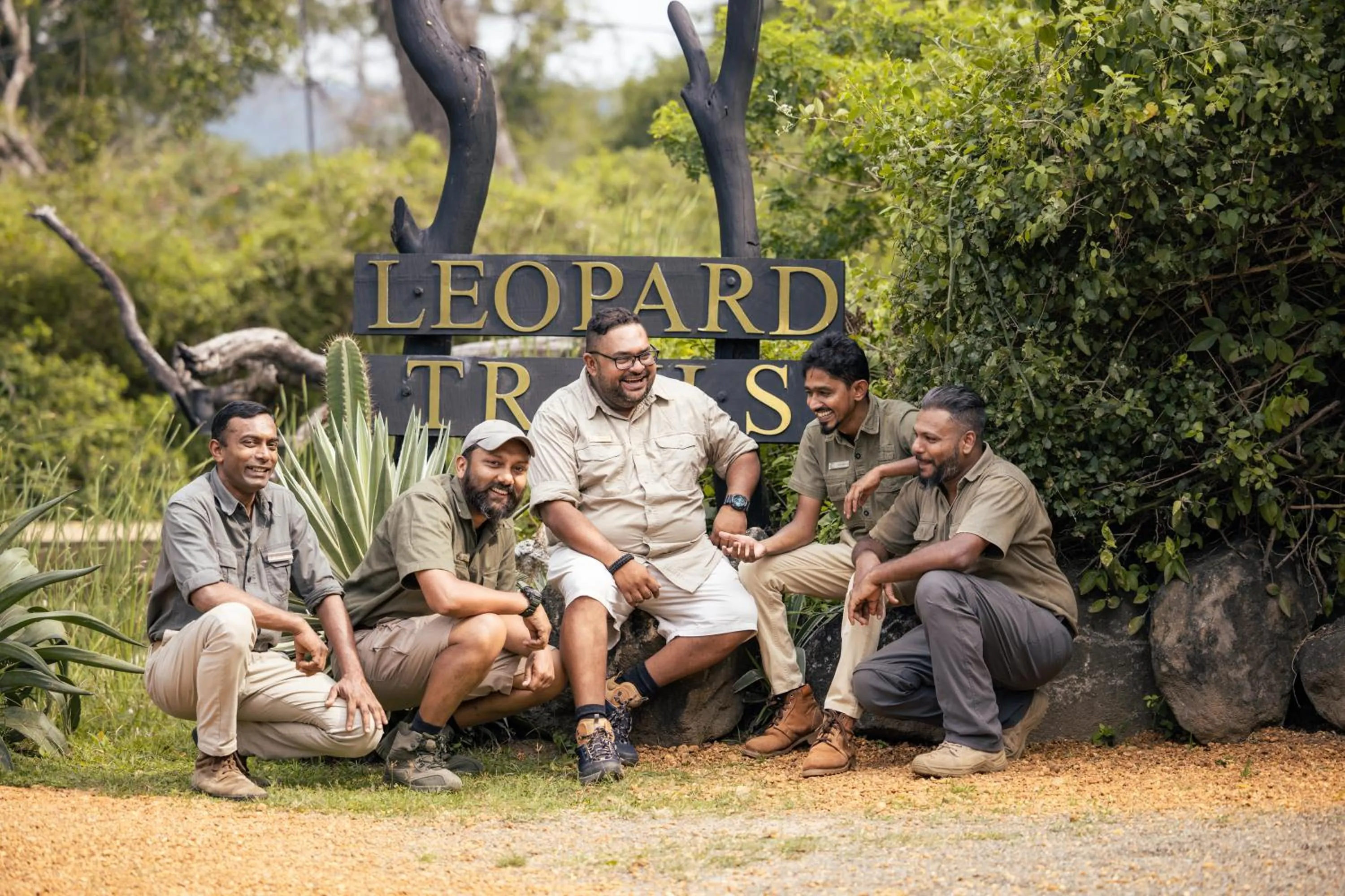 People in Leopard Trails Yala