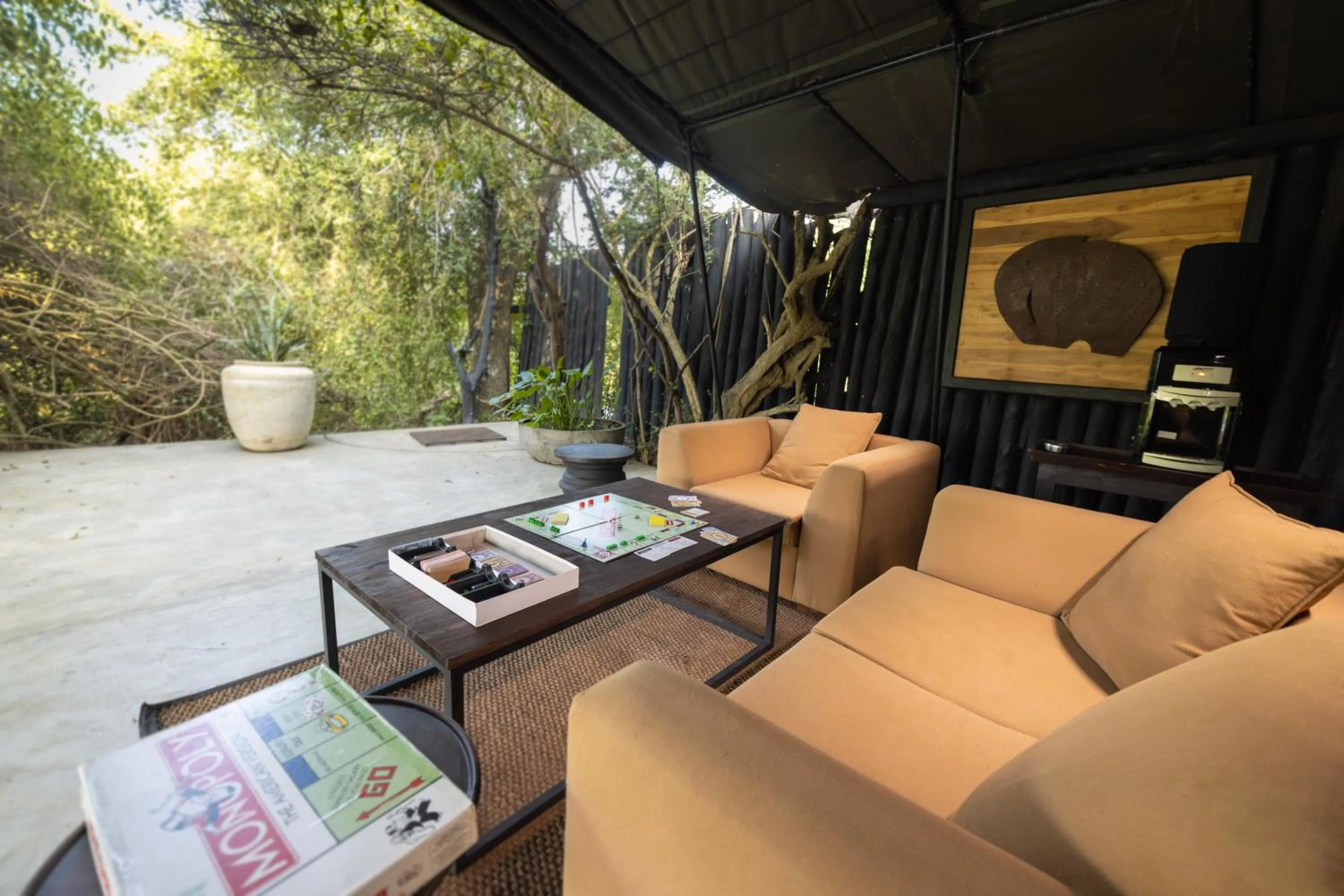 Seating area in Leopard Trails Yala