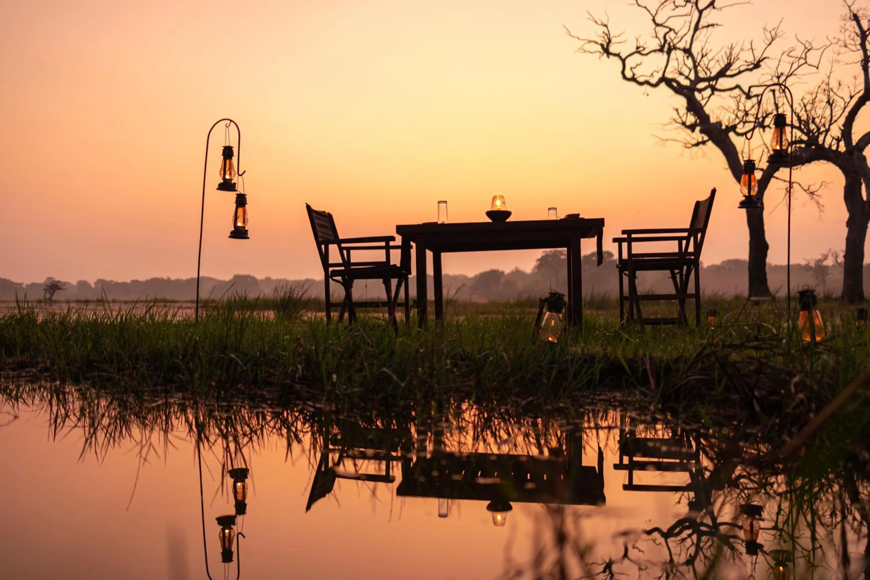 Lake view in Leopard Trails Yala