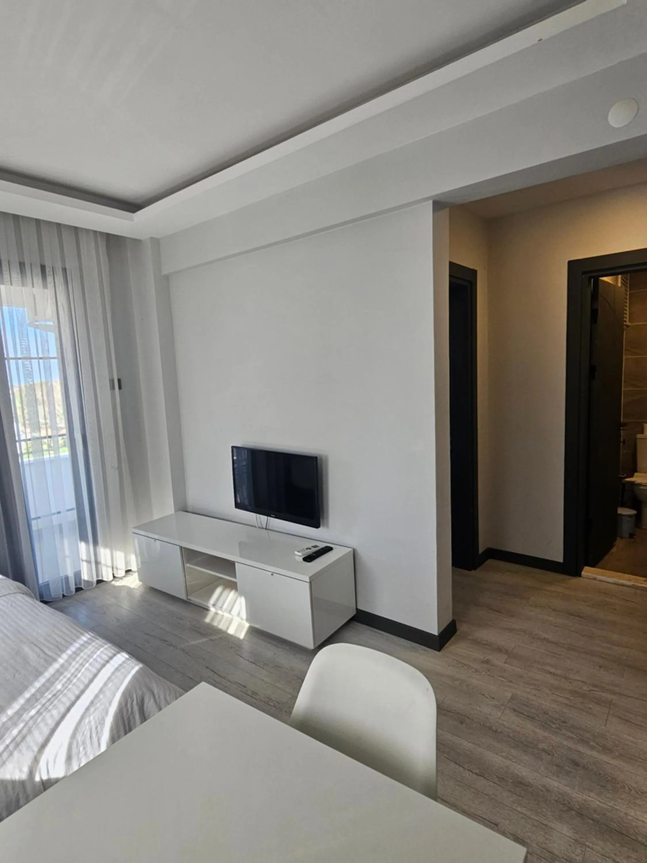 Bed in Cicek Apart Hotel