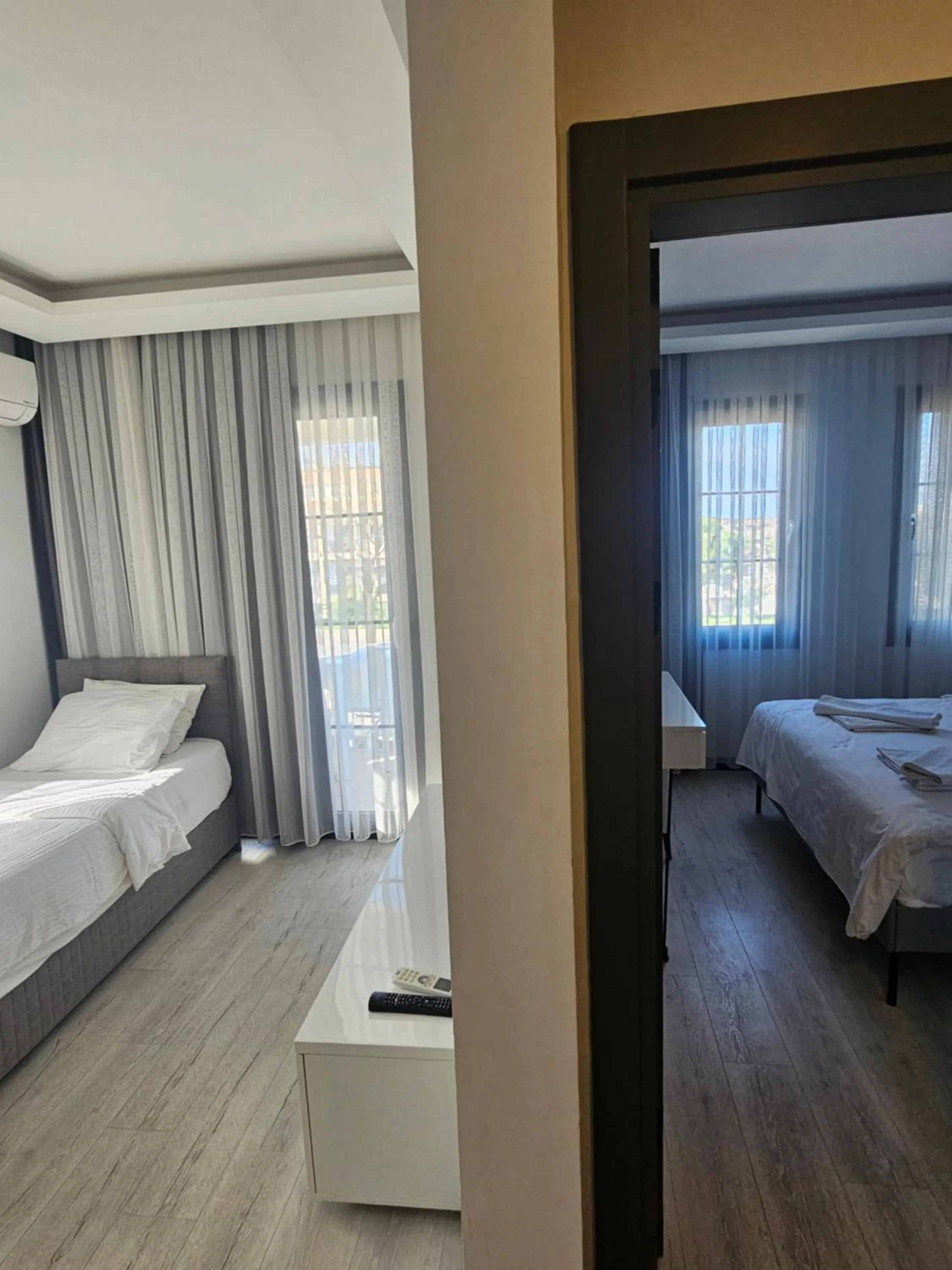 Bed in Cicek Apart Hotel